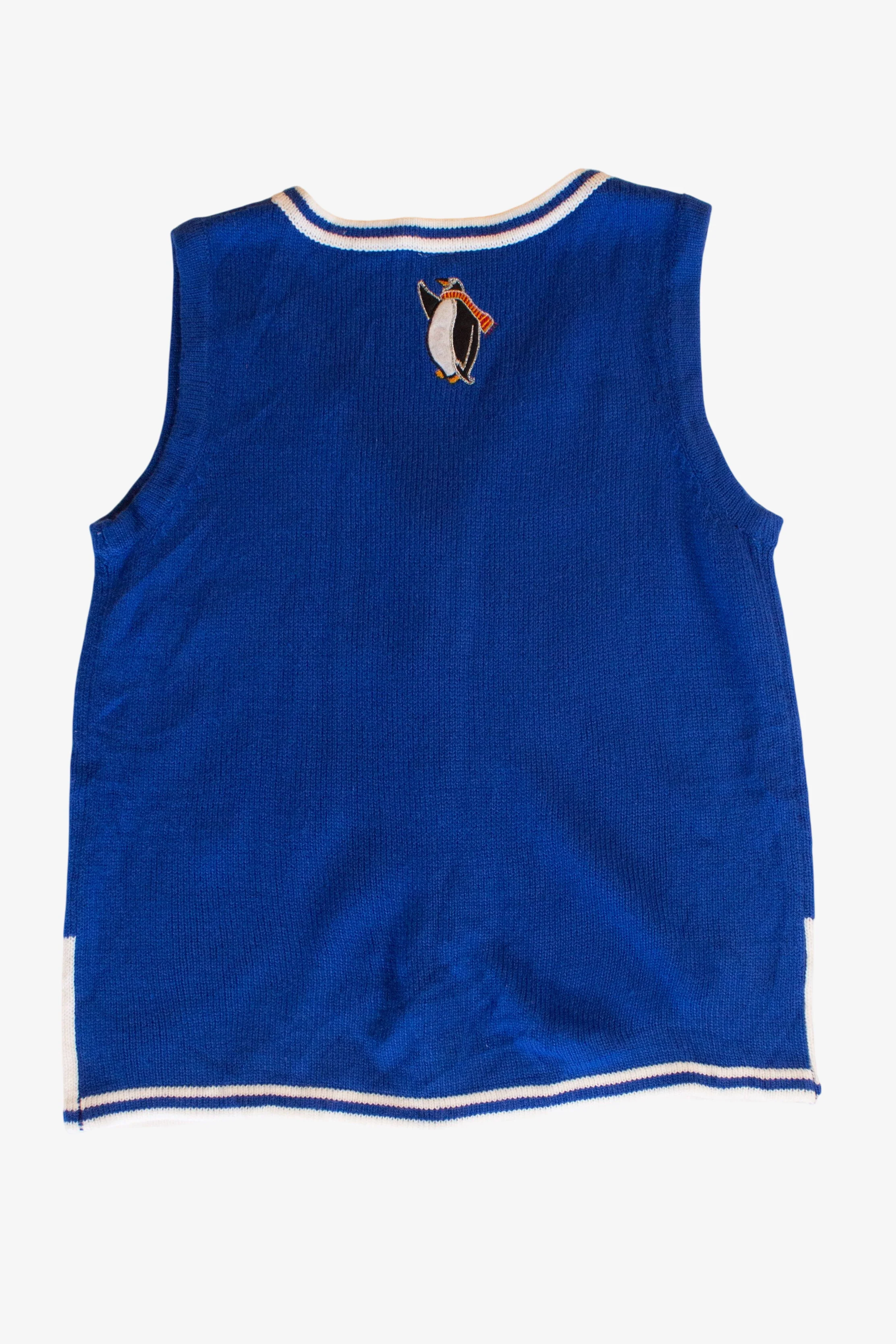 "I fish you a Merry Christmas" Ugly Christmas Vest (2010s) - Image 4
