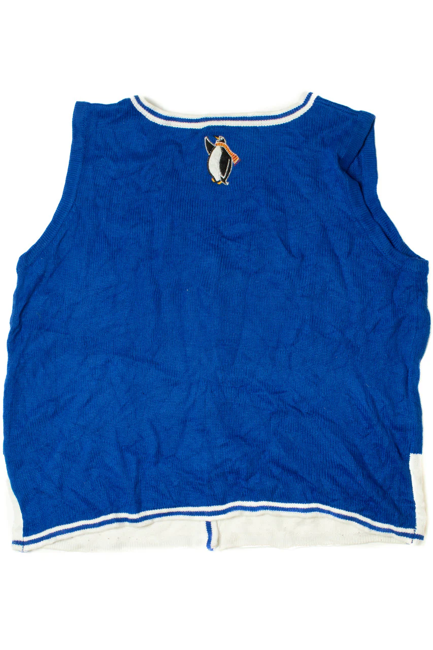 "I Fish You A Merry Christmas" Ugly Christmas Vest 62165 - Image 2
