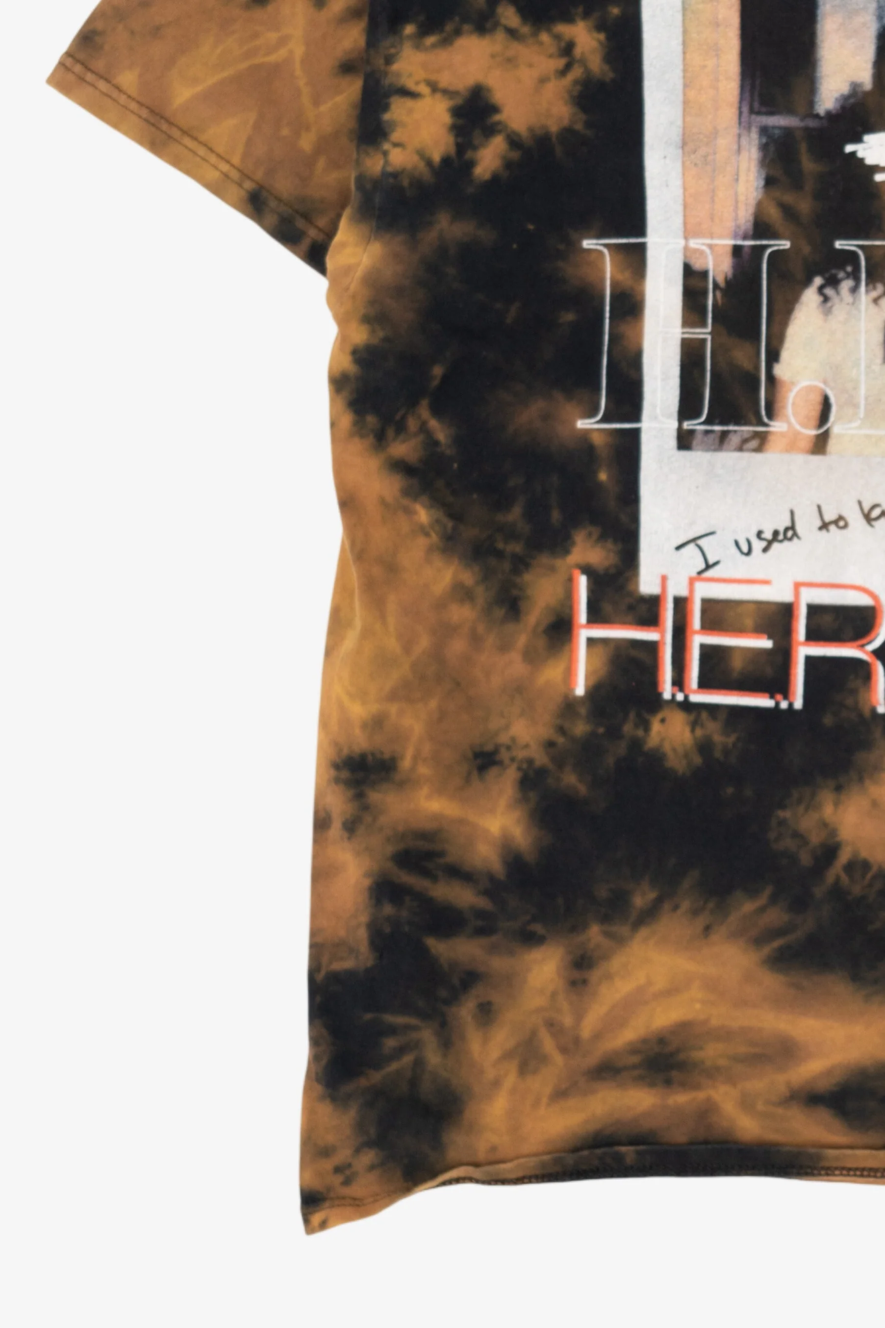 I Use To Know H.E.R. Tour Tie Dye T-Shirt (2020s) - Image 8