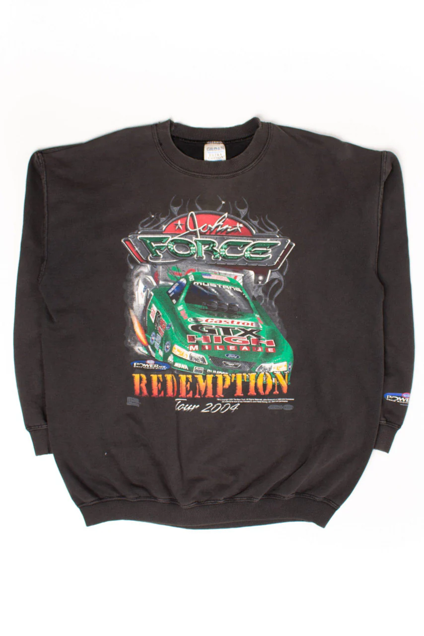 John Force Redemption Tour Sweatshirt (2004) - Image 3
