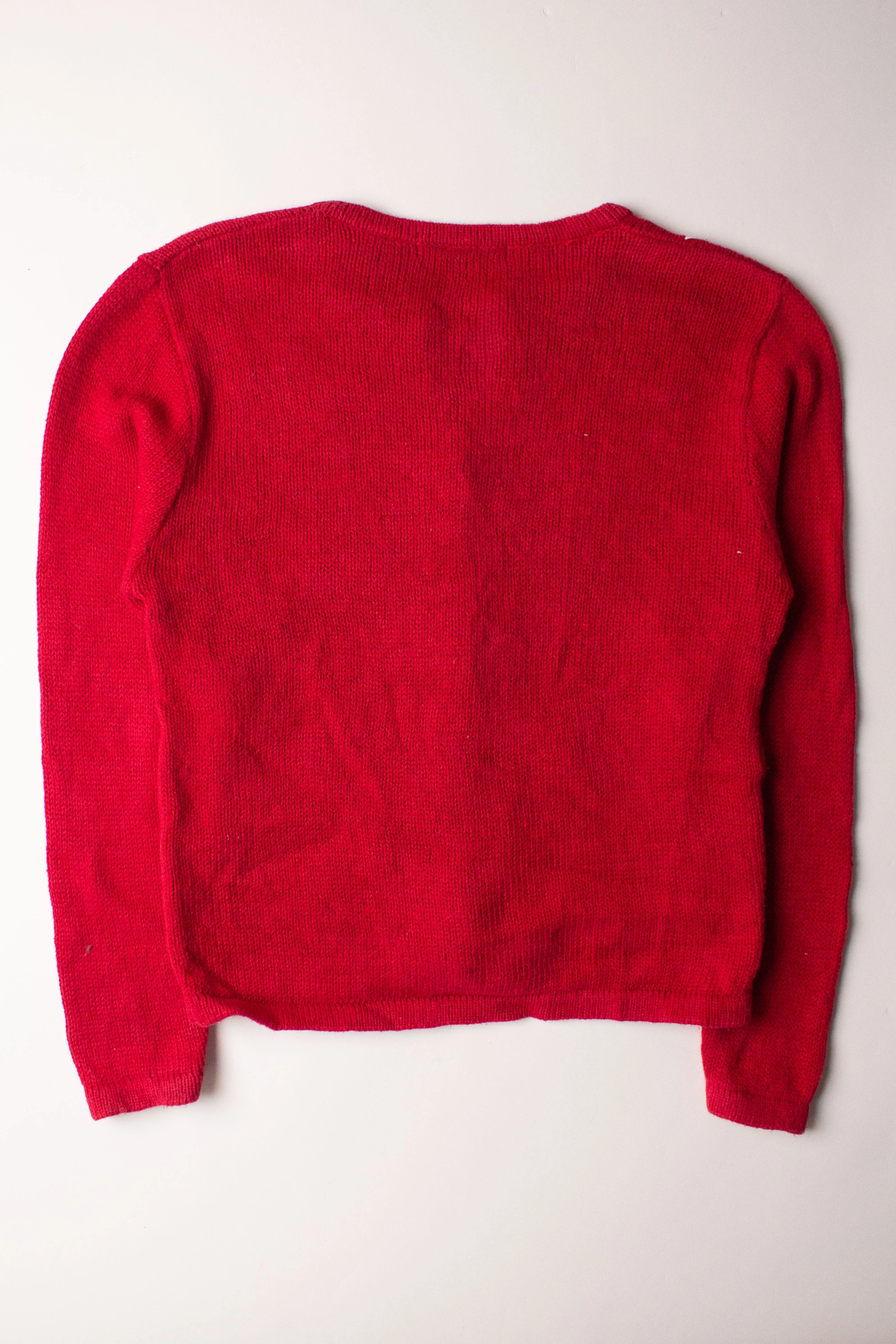 Kids Red Ugly Christmas Cardigan 63851 - Image 2
