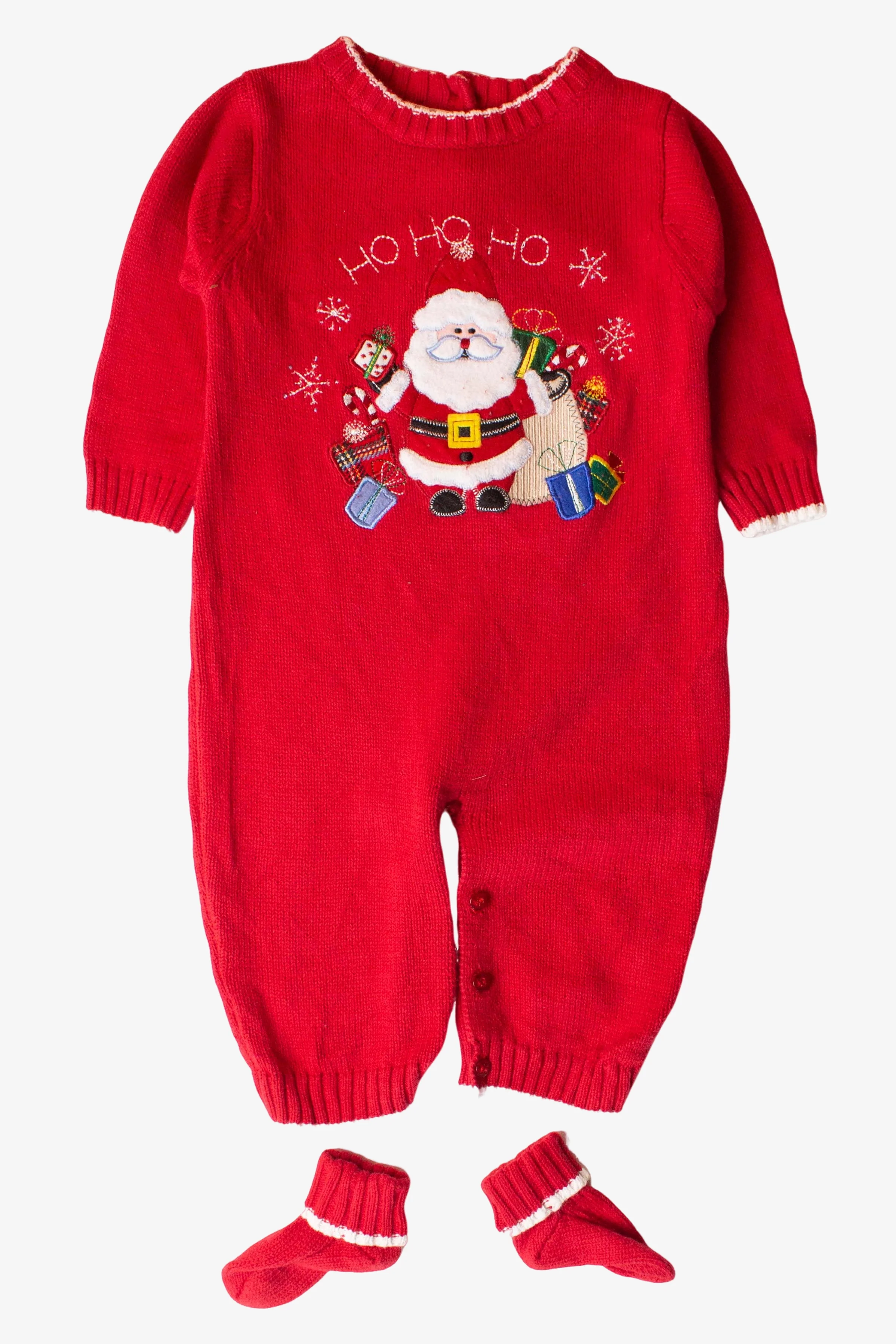 Kids Red Ugly Christmas Onesie 63895