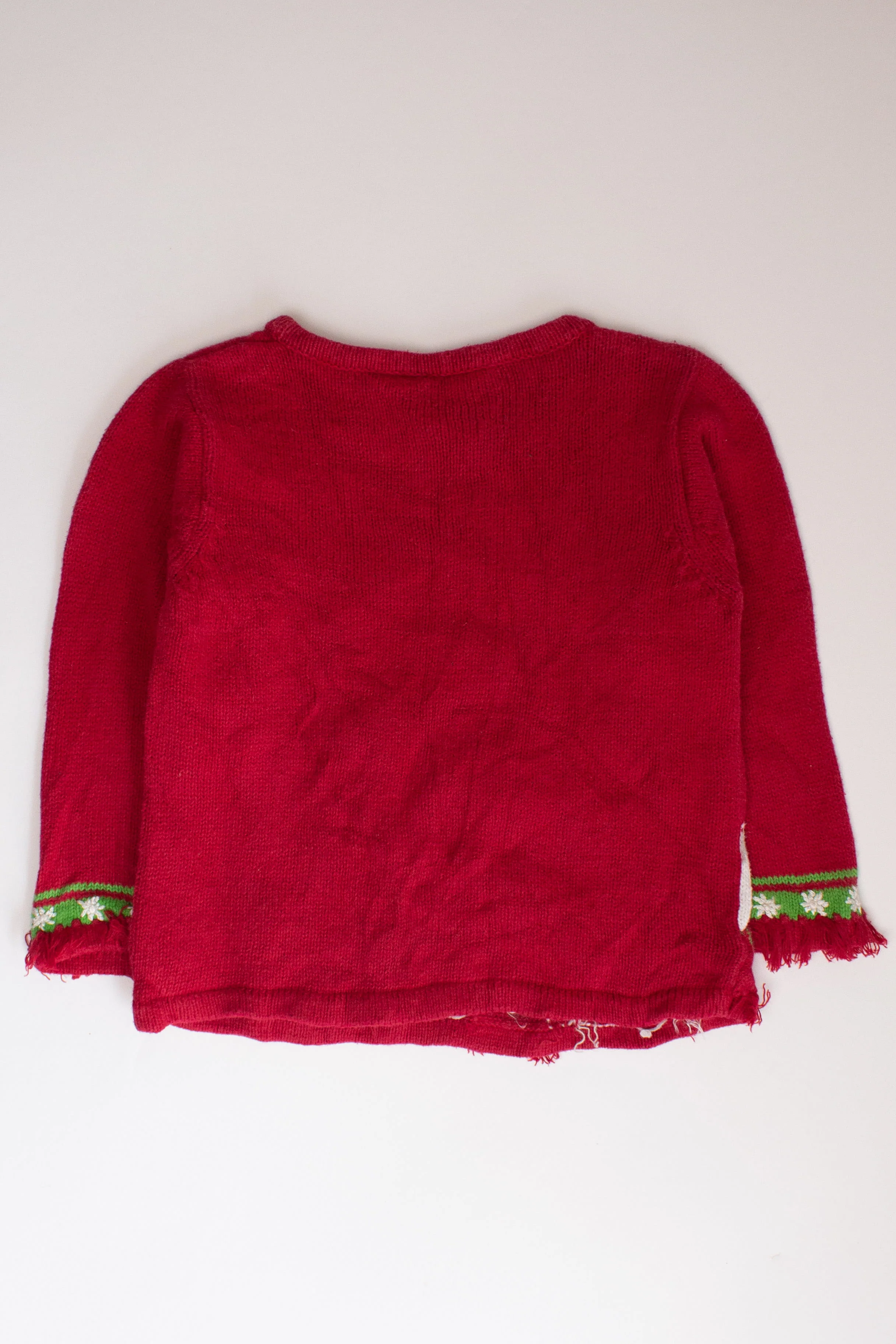 Kids Red Ugly Christmas Pullover 63843 - Image 2
