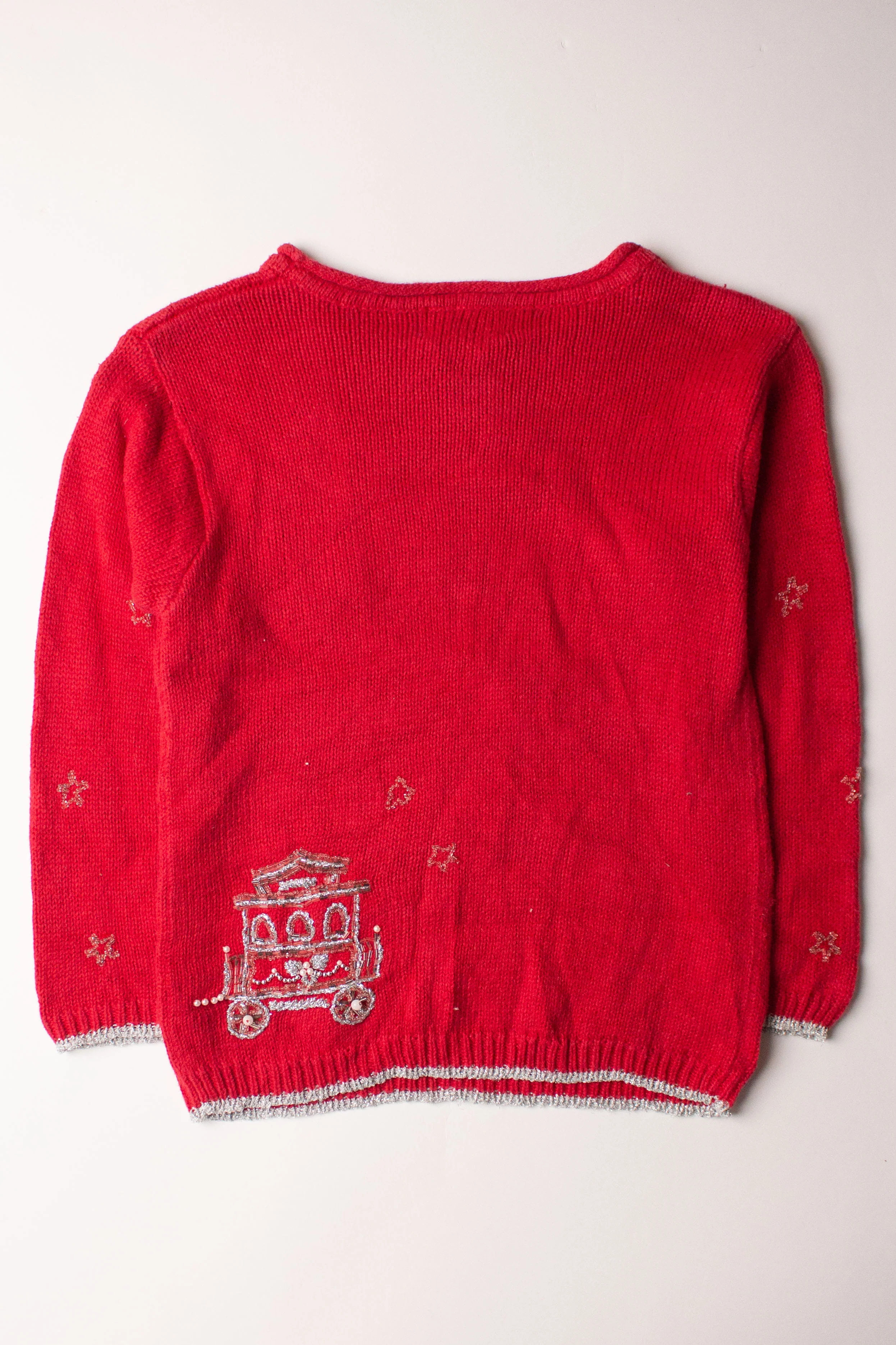 Kids Red Ugly Christmas Pullover 63849 - Image 2