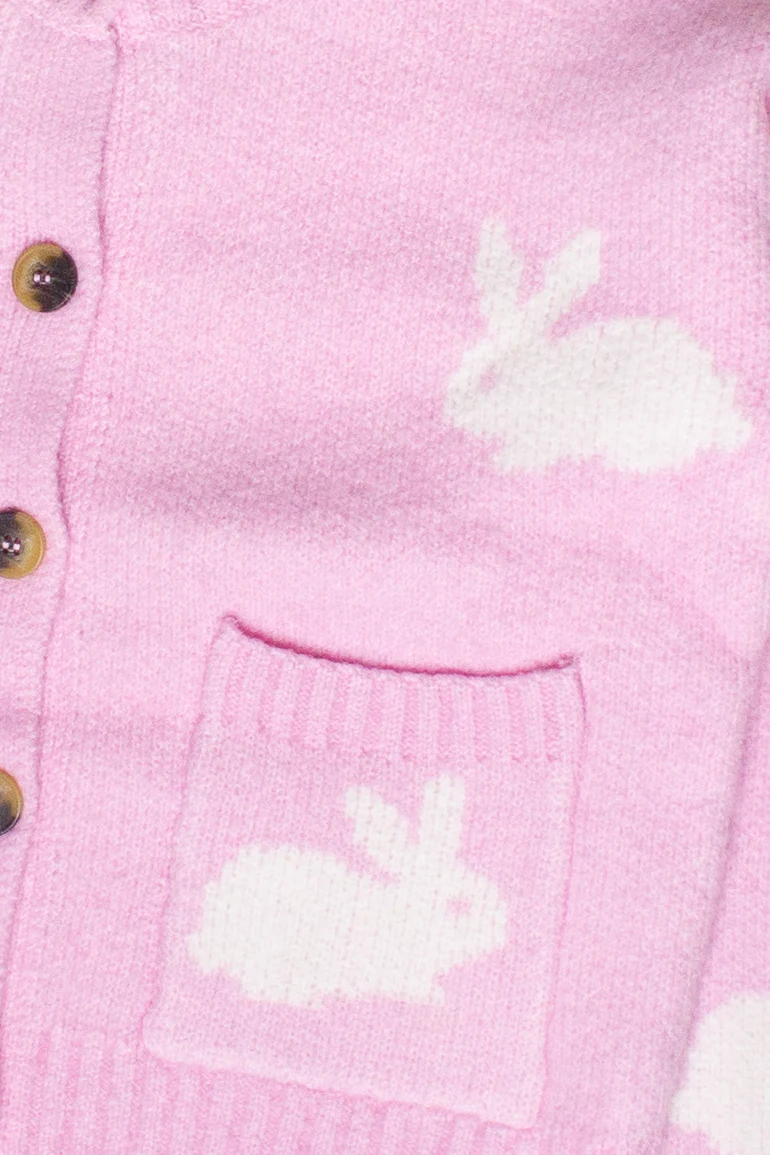 Knit Bunny Cardigan - Image 5