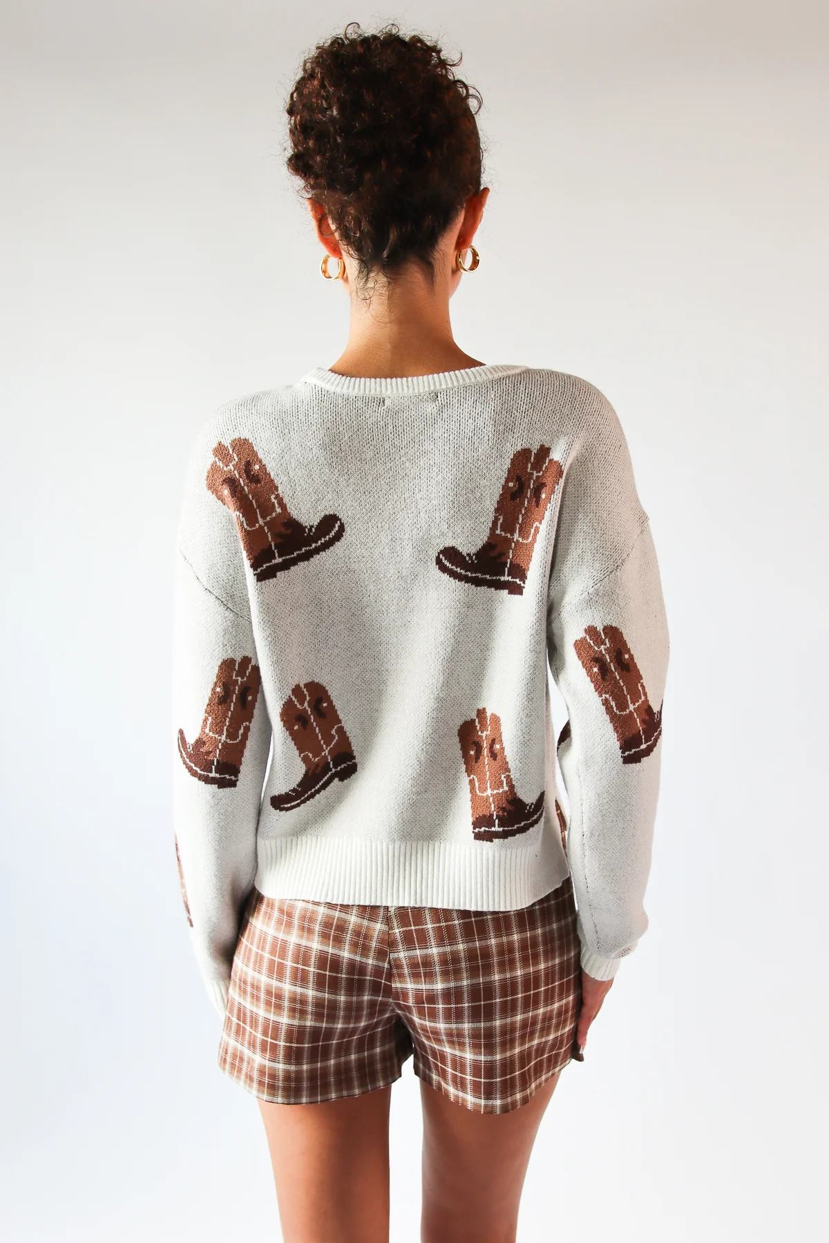 Knit Print Sweater - Image 10