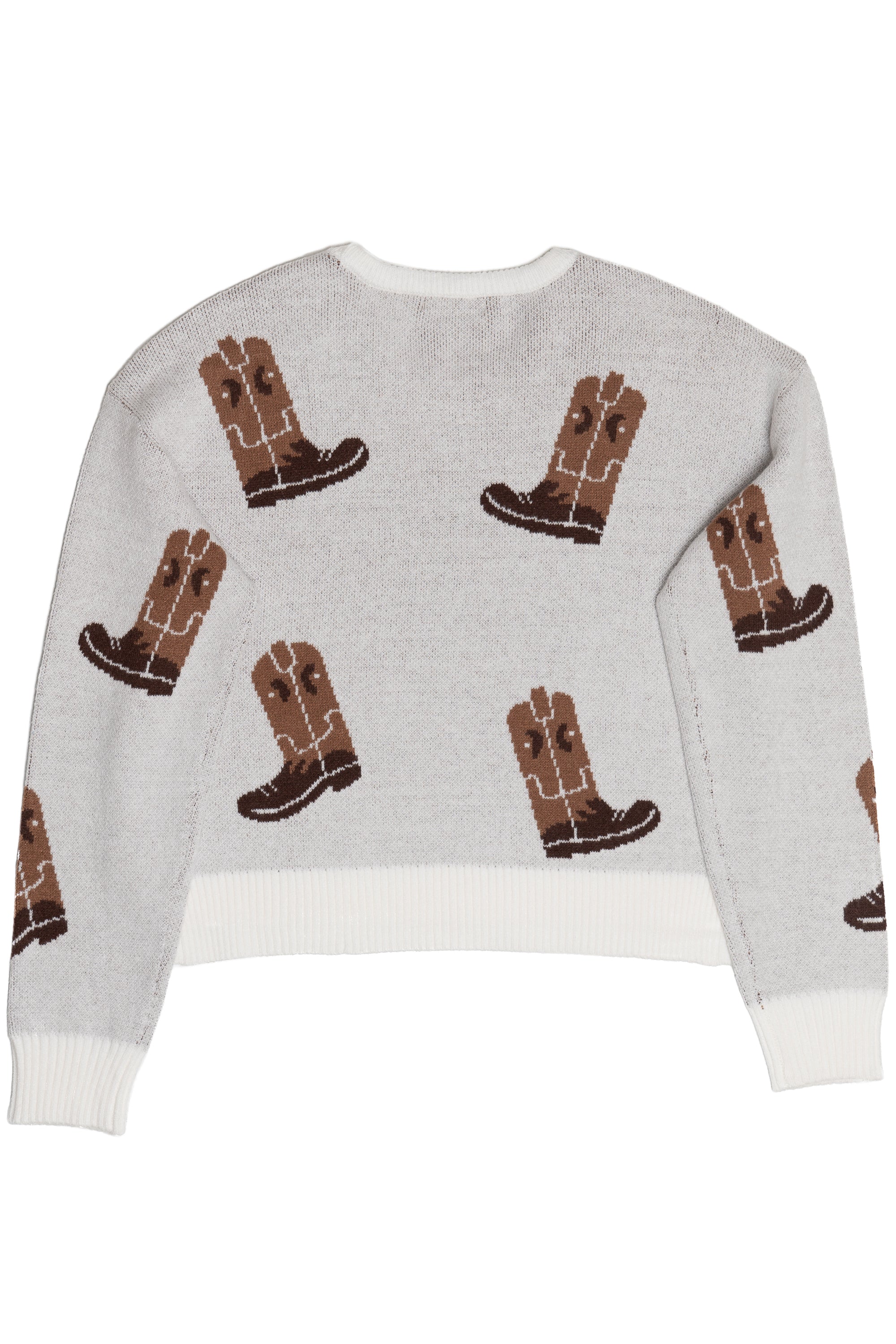 Knit Print Sweater - Image 15