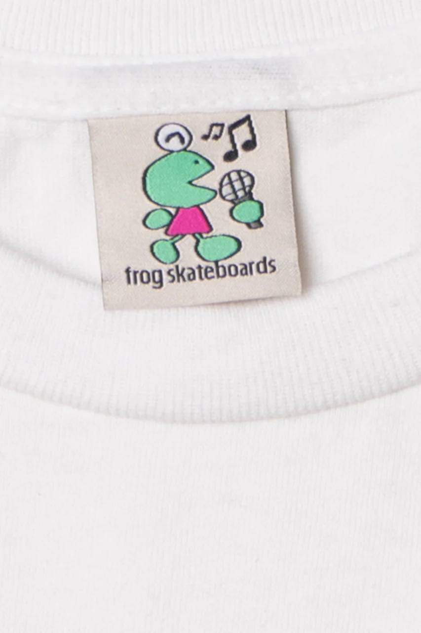 "Krazy Frankie" Space Monkey Frog Skateboards T-Shirt - Image 2