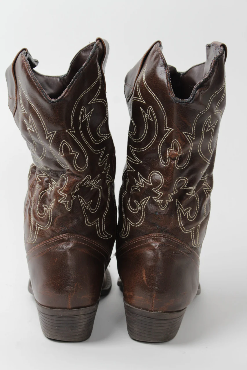 L.e.i. Dark Brown Cowboy Boots (Sz. 7.5 M) 1285 - Image 3