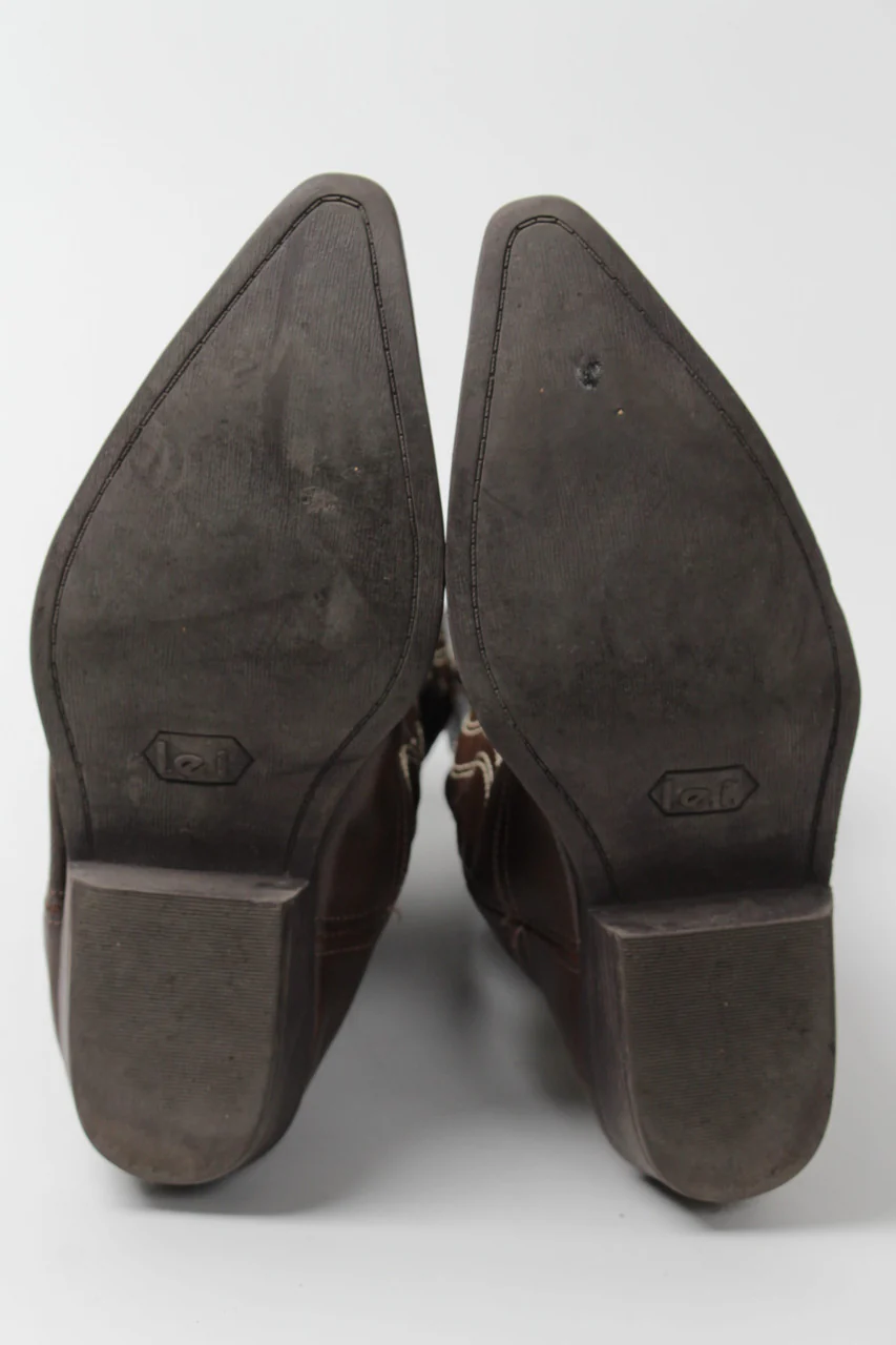 L.e.i. Dark Brown Cowboy Boots (Sz. 7.5 M) 1285 - Image 4