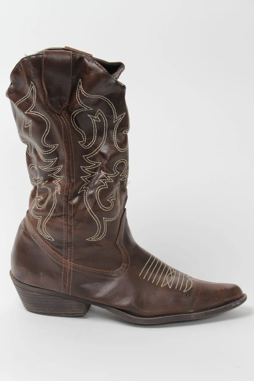 L.e.i. Dark Brown Cowboy Boots (Sz. 7.5 M) 1285 - Image 6