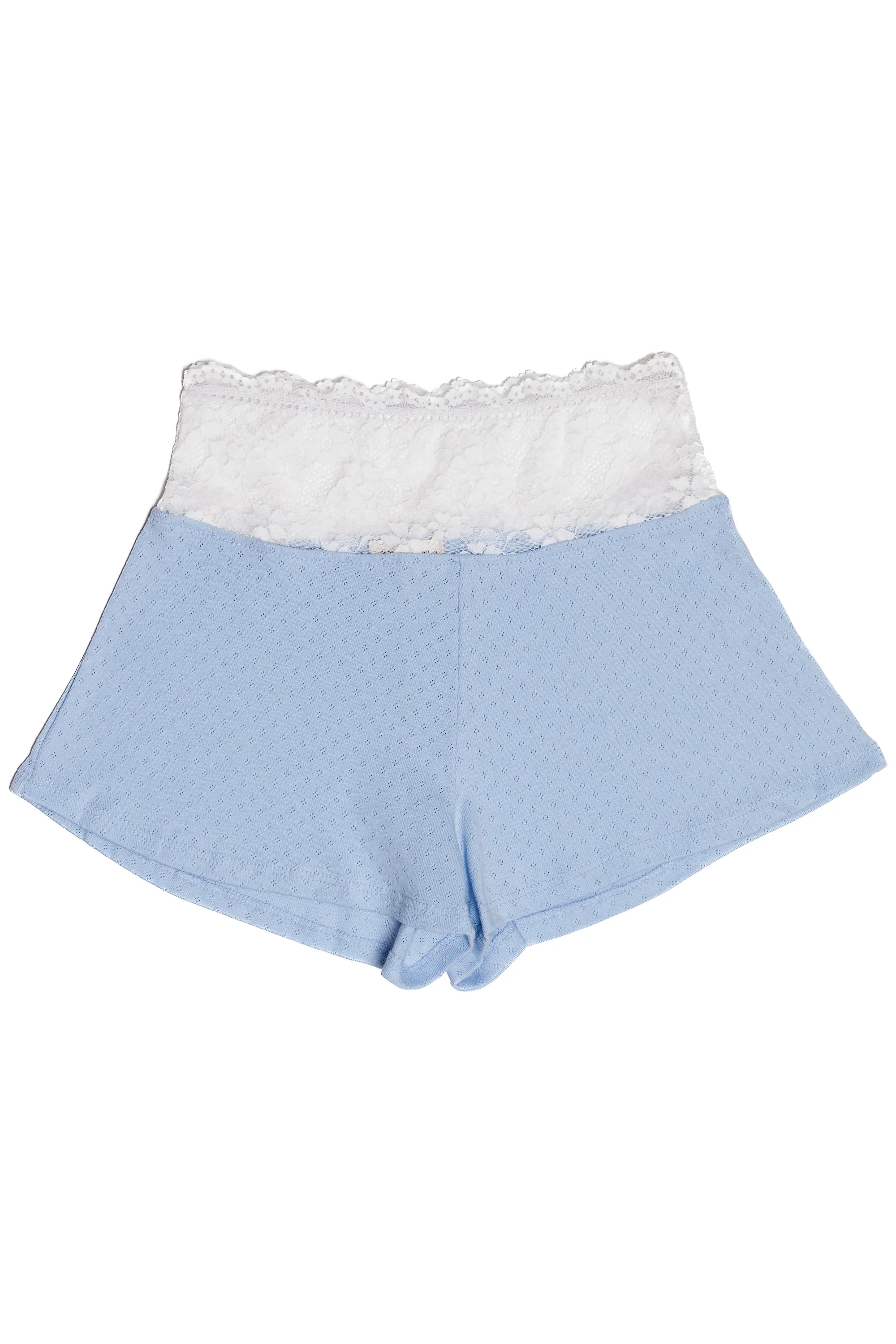 Lace Hem Pointelle Shorts - Image 13