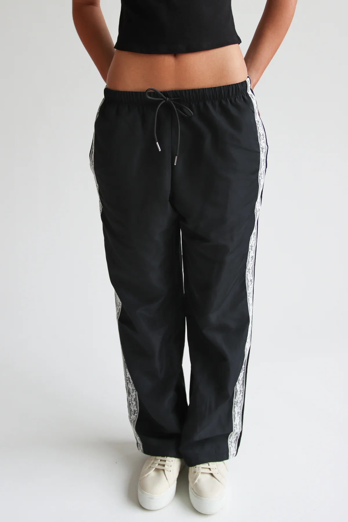 Lace Stripe Track Pants - Image 5