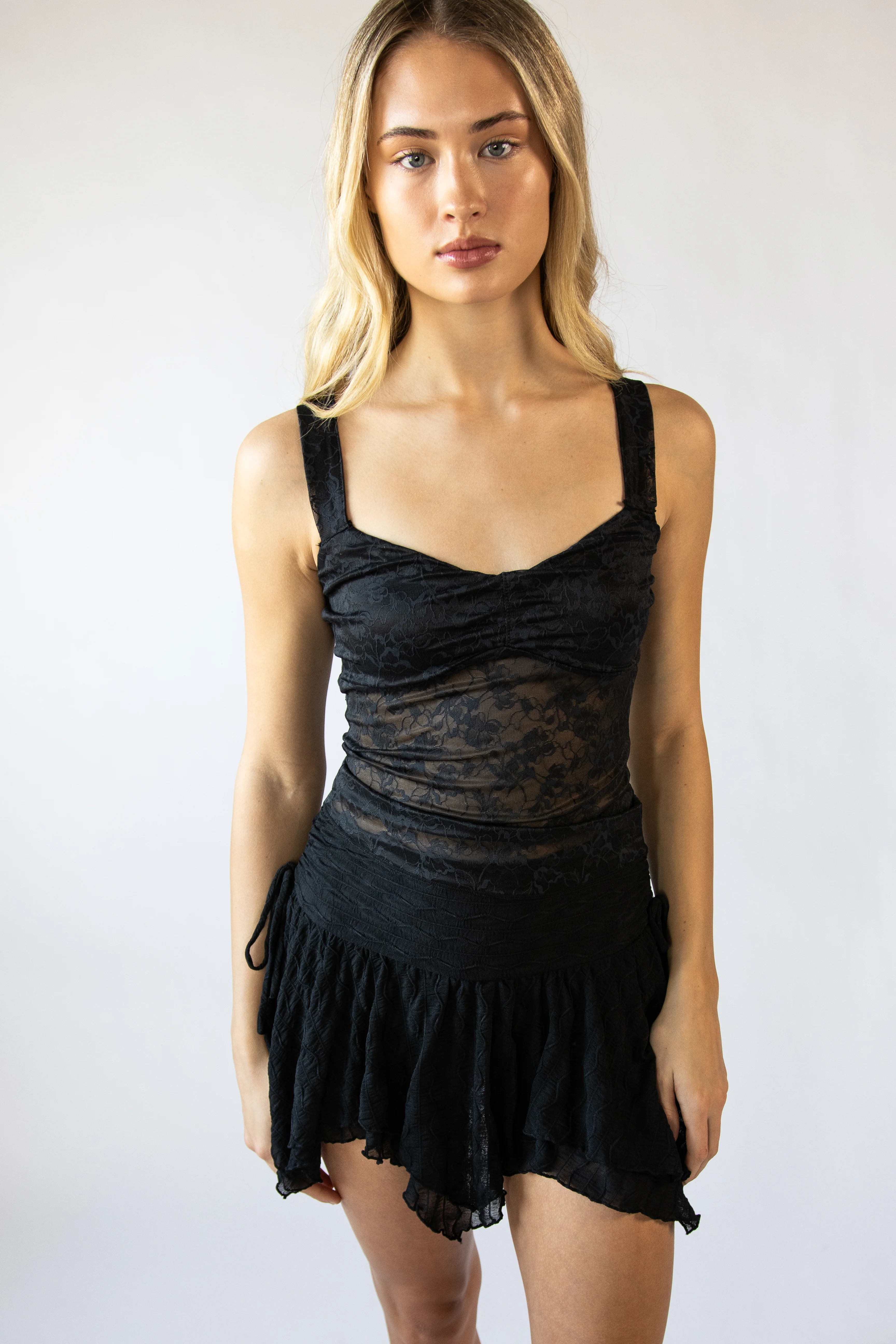 Lace Sweetheart Tank Top - Image 3