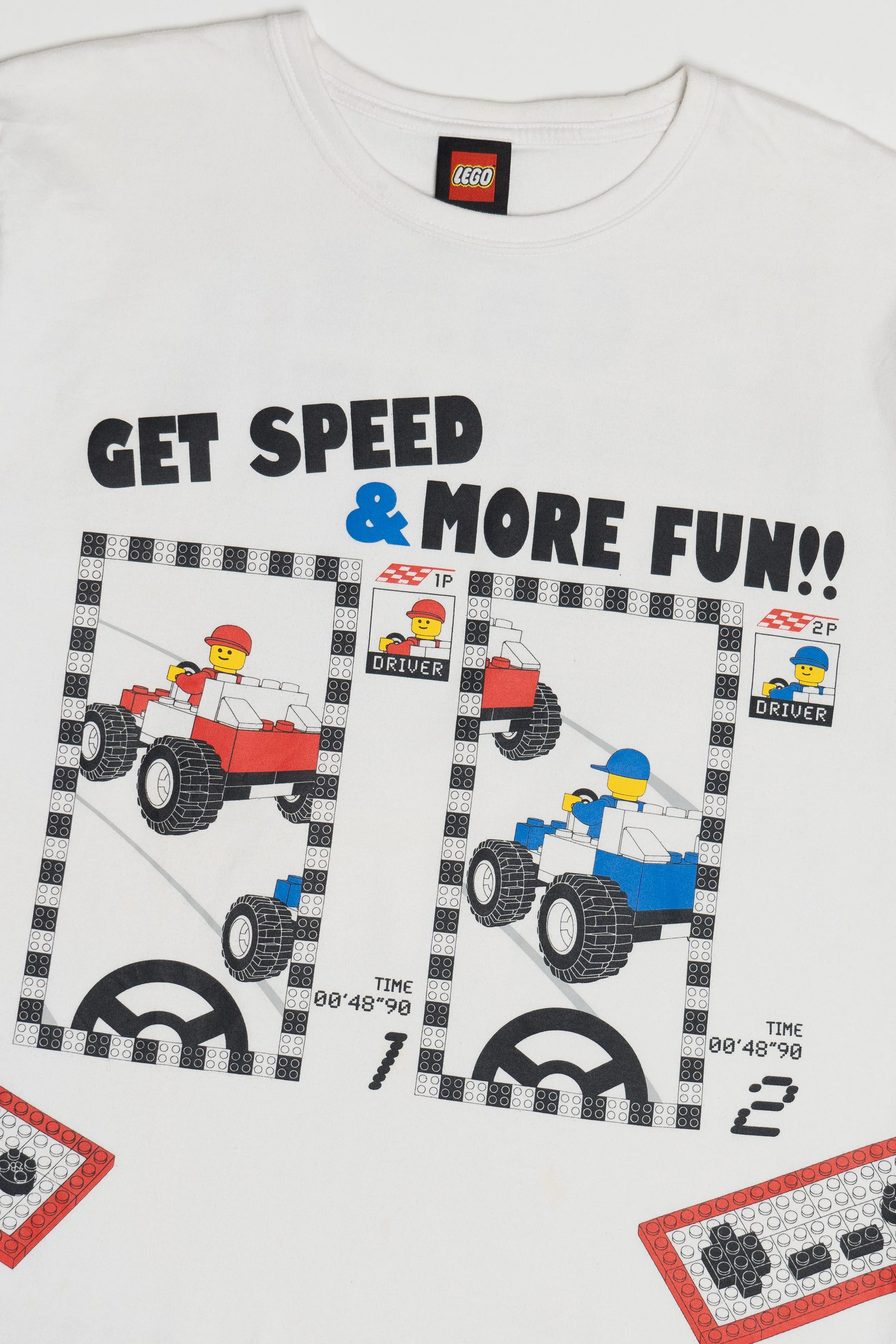 Lego Japan "Get Speed & More Fun!!" Racing T-Shirt (2010s) - Image 3