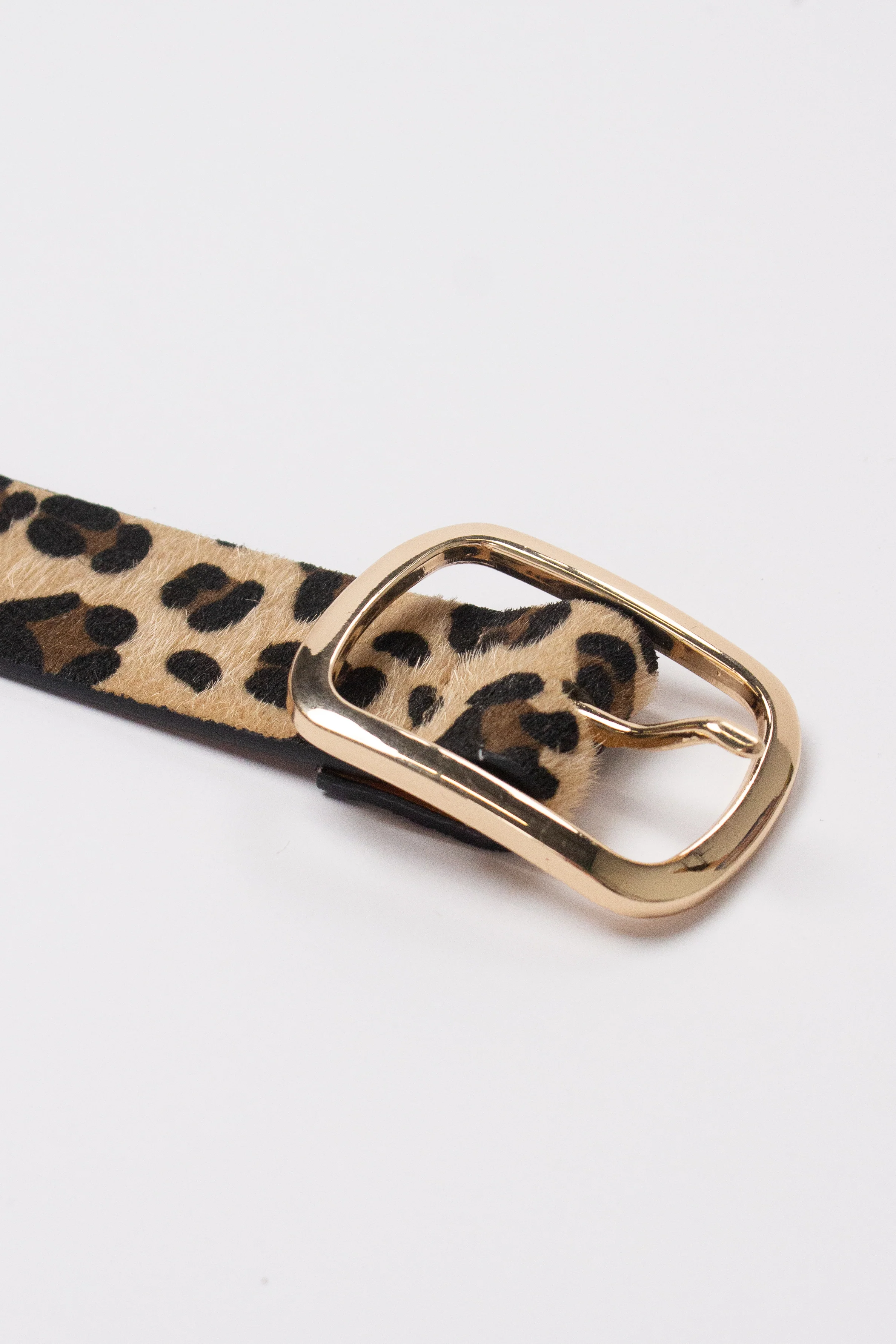 Leopard Print Grommet Belt - Image 2