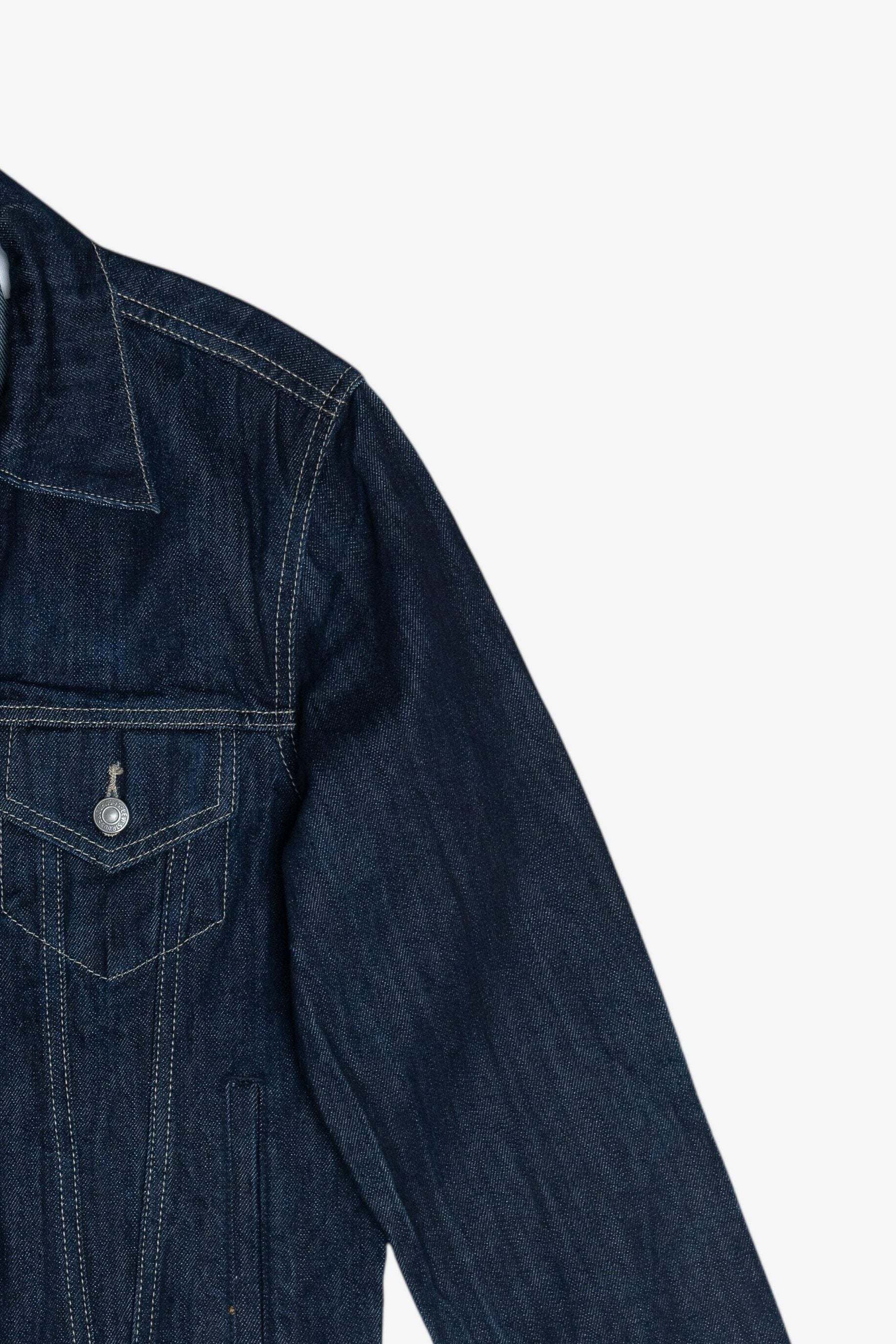Levi's Dark Blue Denim Jacket (2020s) - Image 9