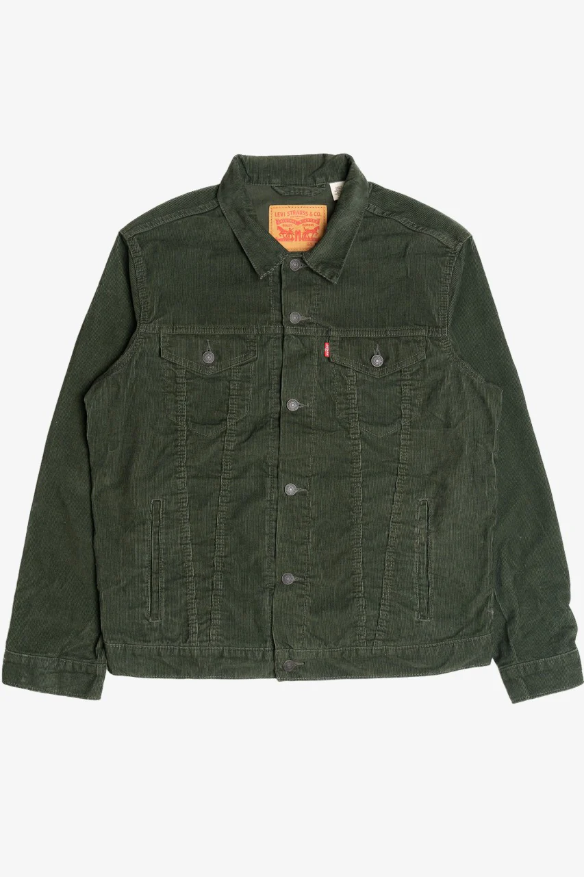 Levi's Dark Green Corduroy Denim Jacket