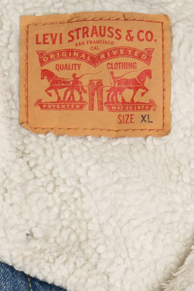 Levi's Denim Sherpa Lined Jacket 1568 - Image 2