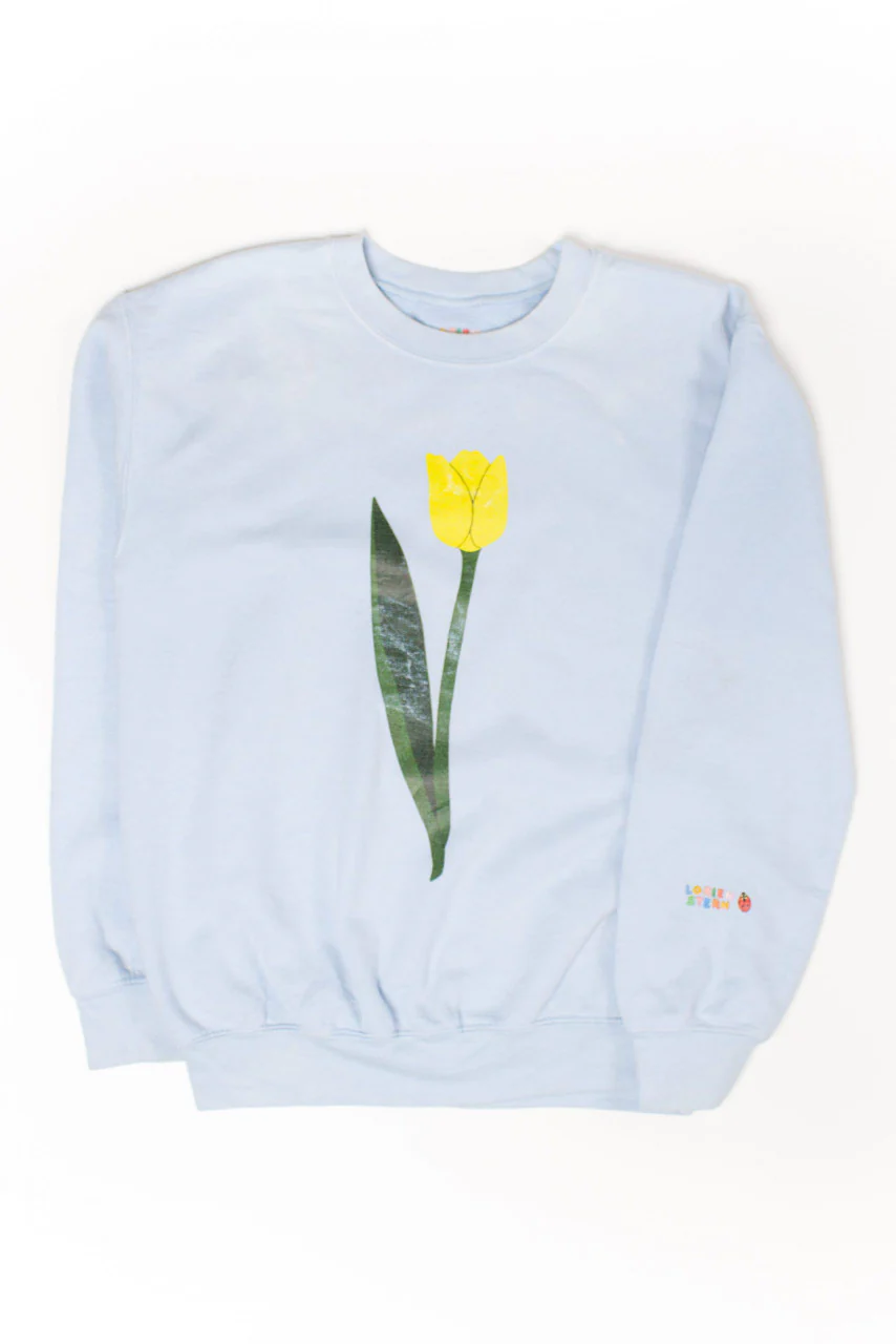 Lorien Stern Yellow Tulip Sweatshirt - Image 3