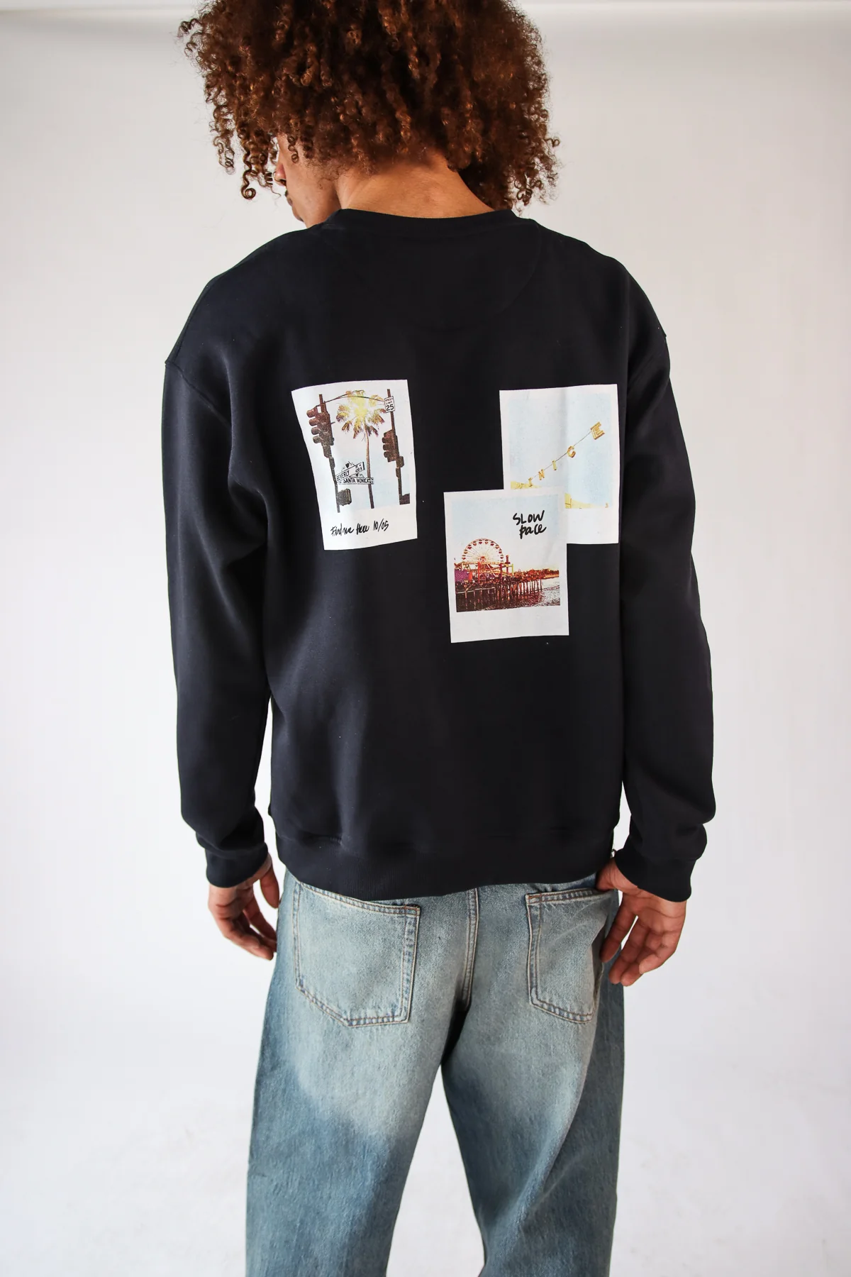 Los Angeles Santa Monica Polaroids Sweatshirt - Image 2