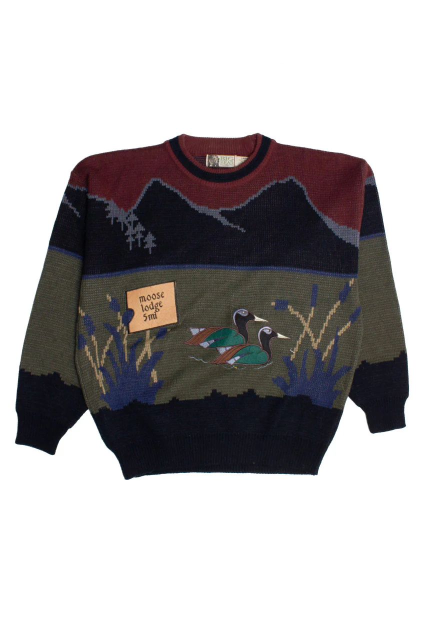 Mallard Ducks Sweater (1990s) - Image 2