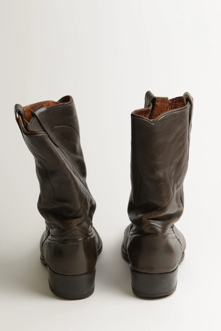 Men's 12 D Leather Boots - Image 3