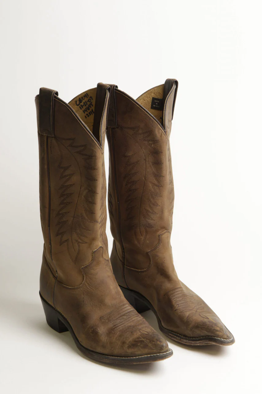 Men's 8.5B Justin Cowboy Boots - Image 5