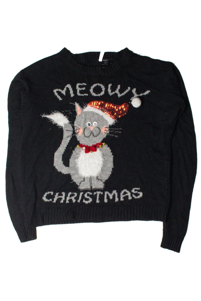 Meowy Christmas Ugly Christmas Pullover 59293 - Image 2
