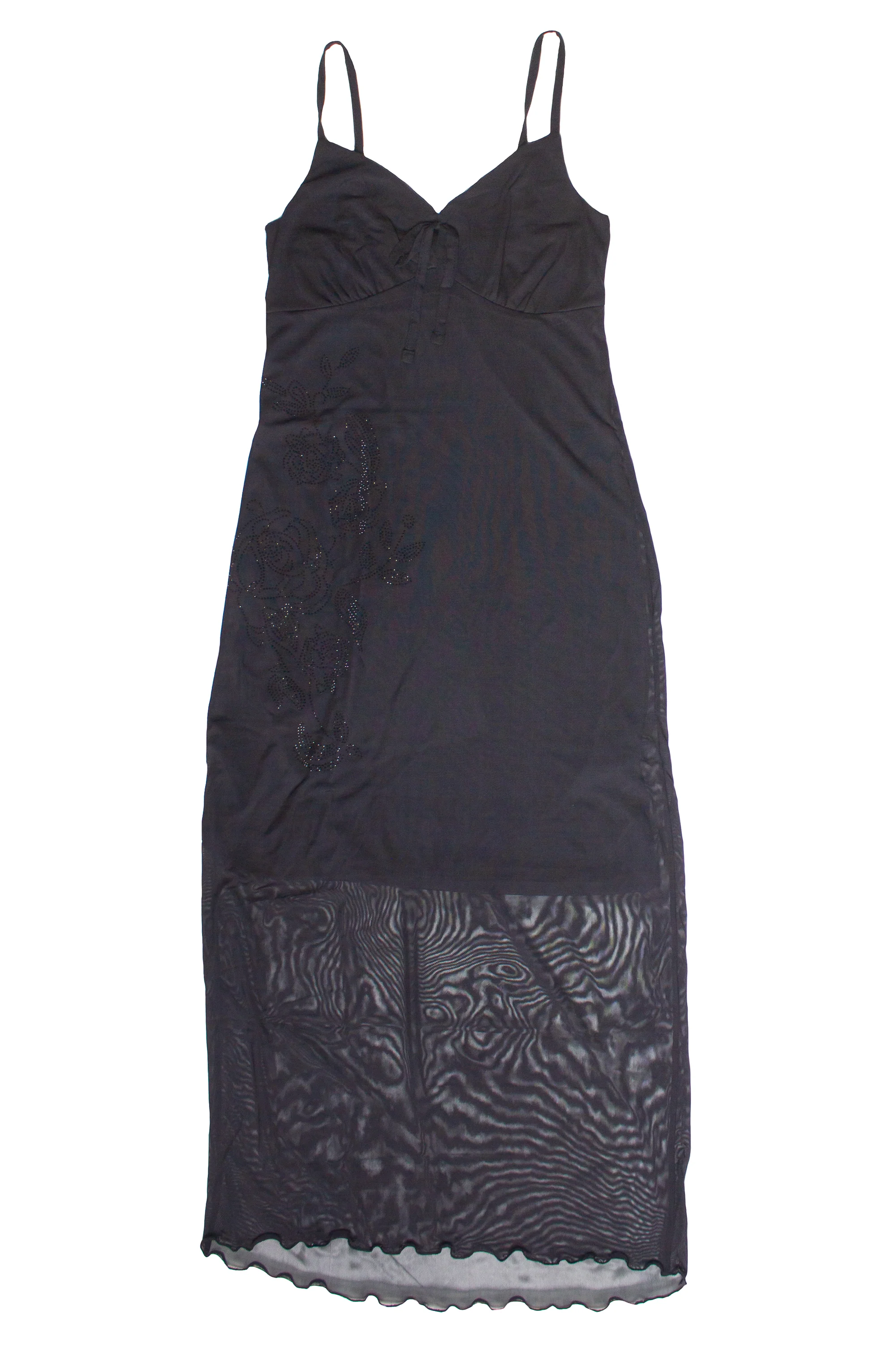 Mesh Cami Tea Length Dress - Image 12