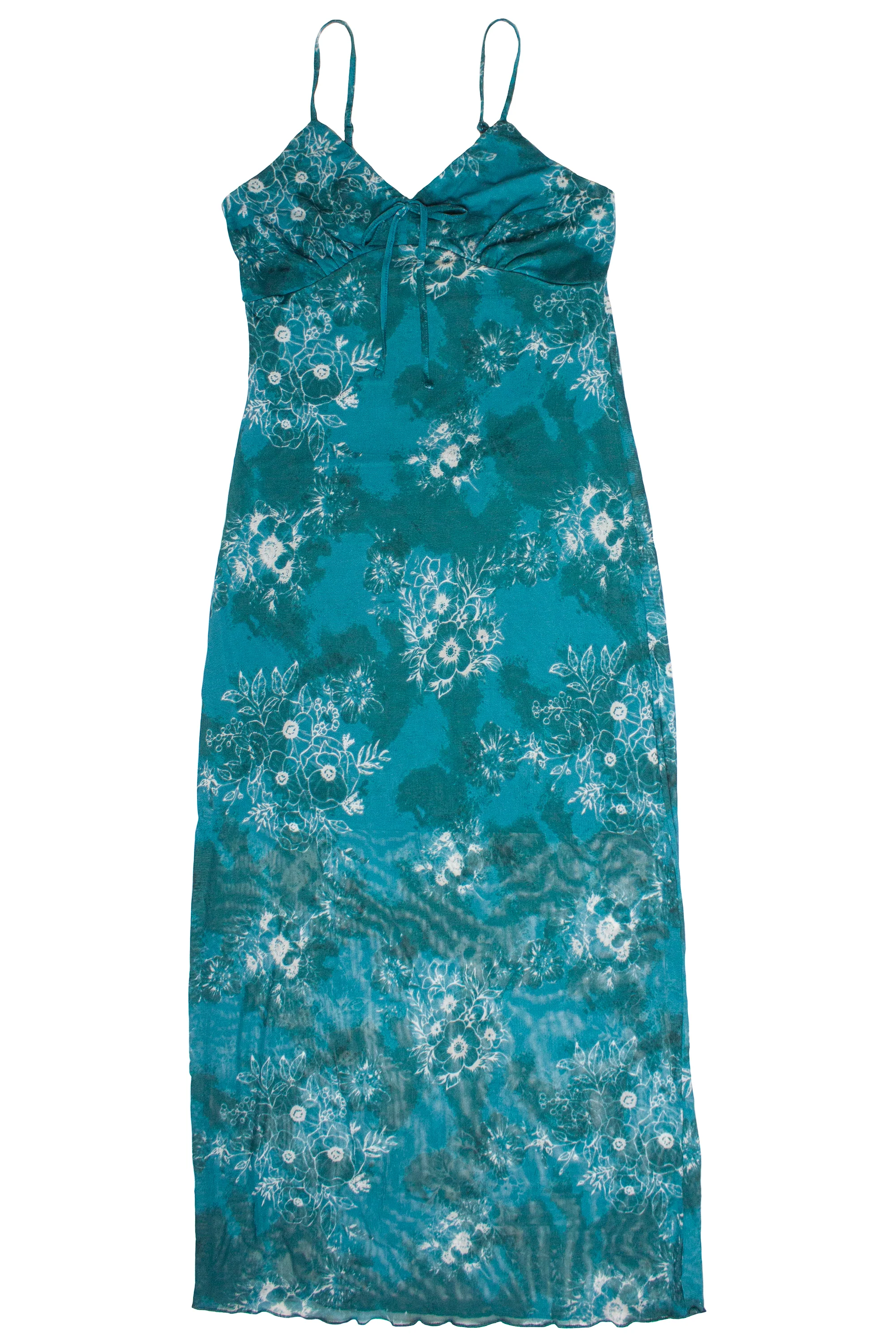 Mesh Cami Tea Length Dress - Image 14