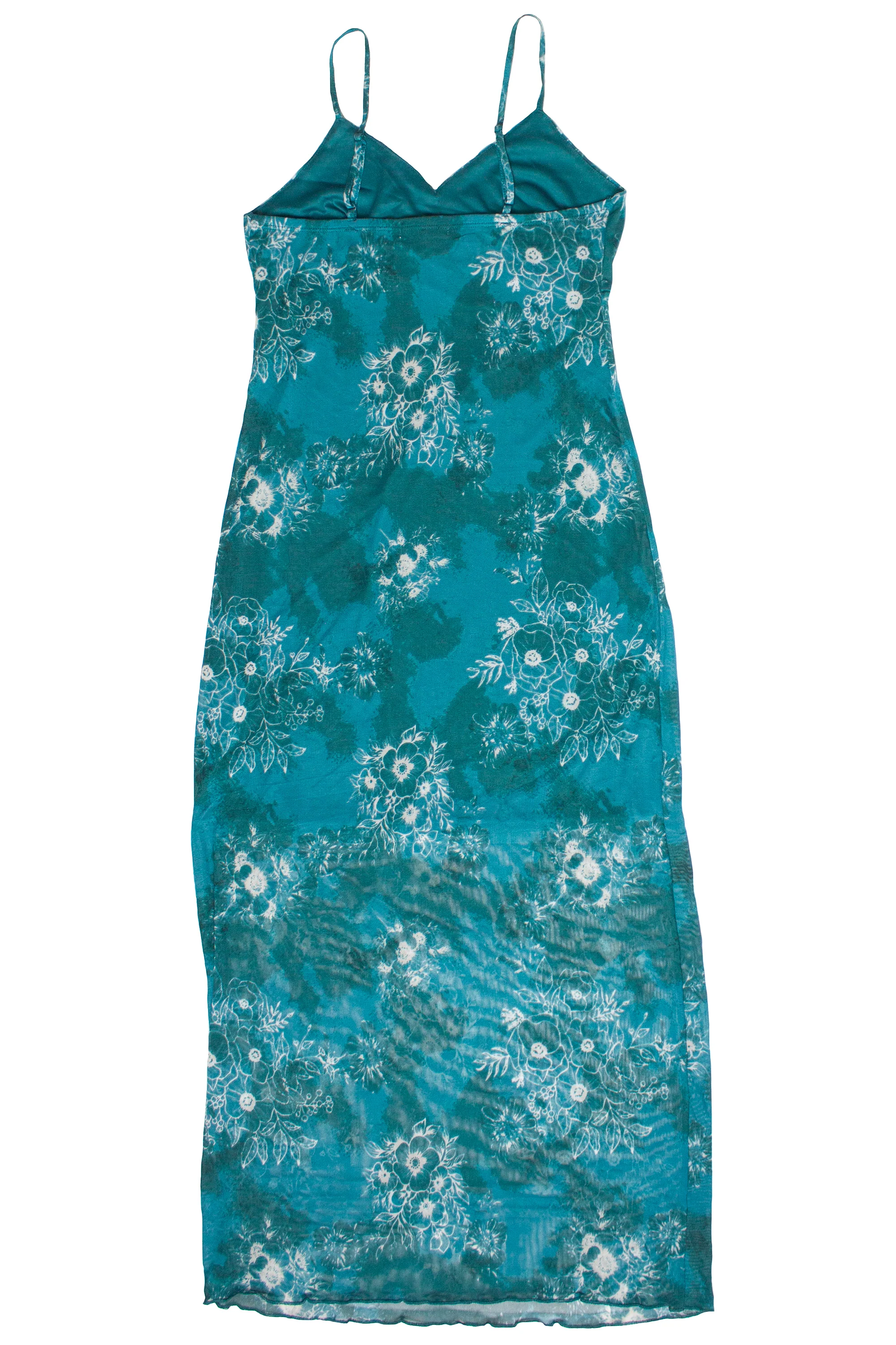 Mesh Cami Tea Length Dress - Image 16