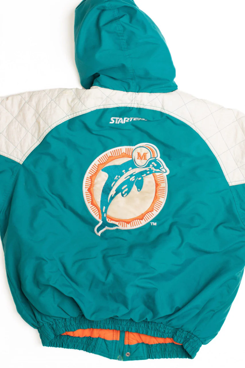 Miami Dolphins Winter Coat - Image 3