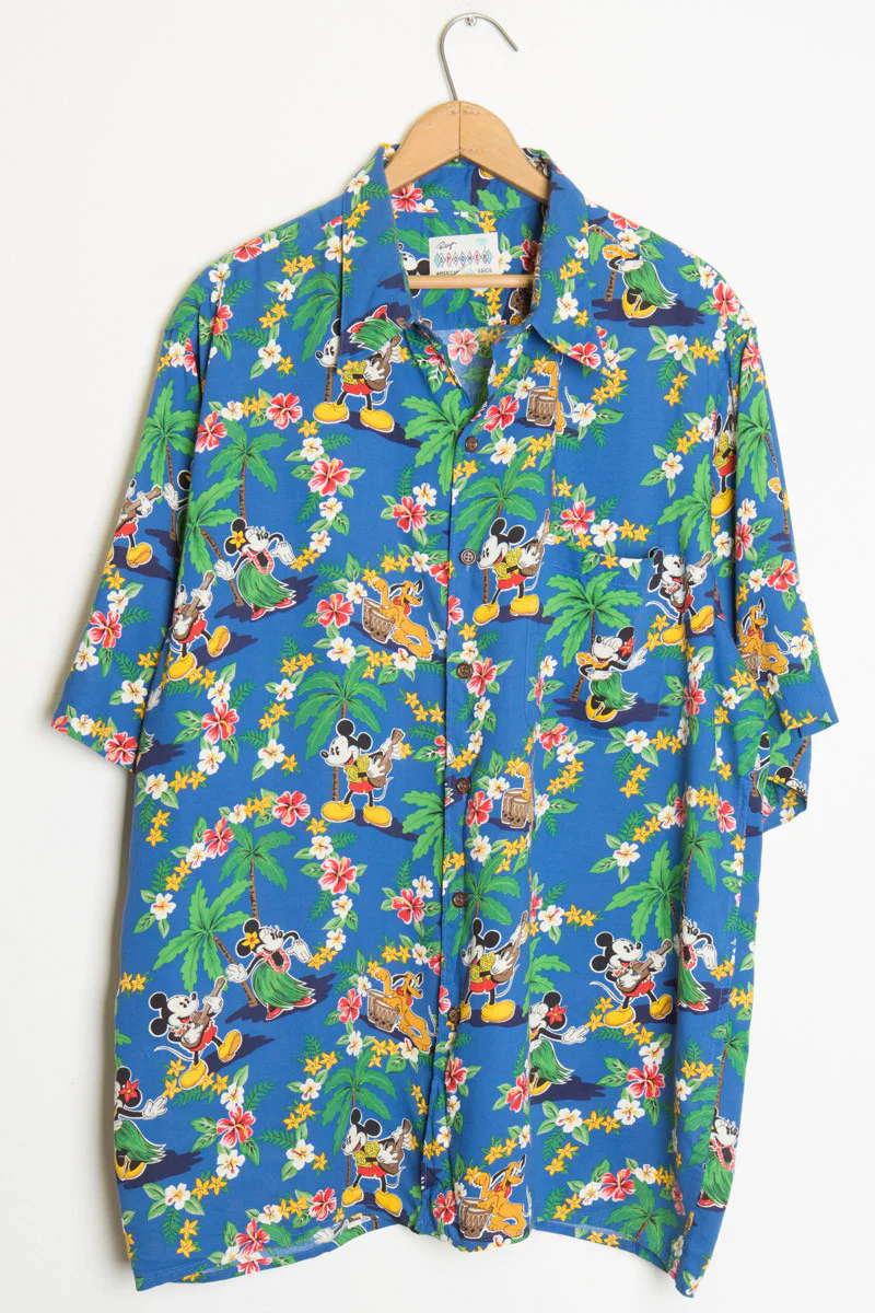 Mickey Mouse Vintage Hawaiian Shirt - Image 2
