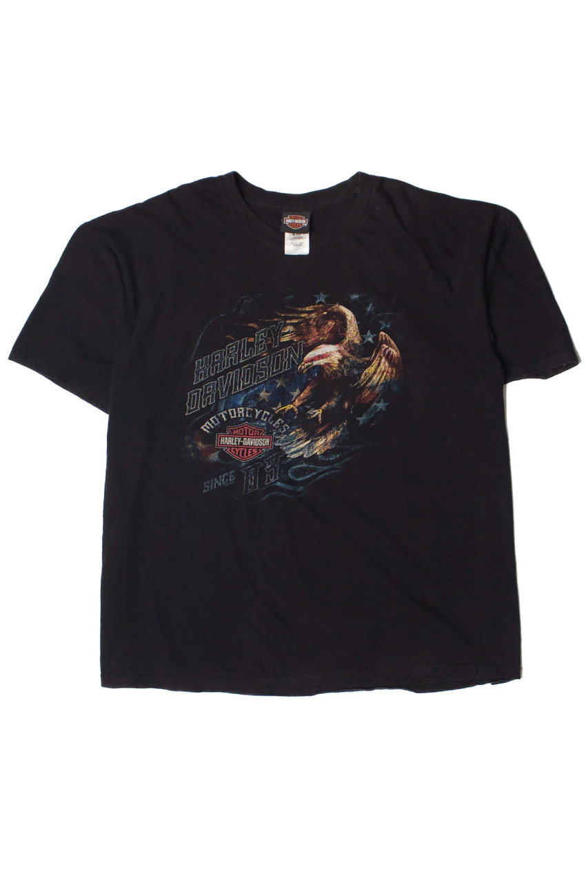 Missoula Montana Grizzly Harley Davidson T-Shirt (2016) - Image 4