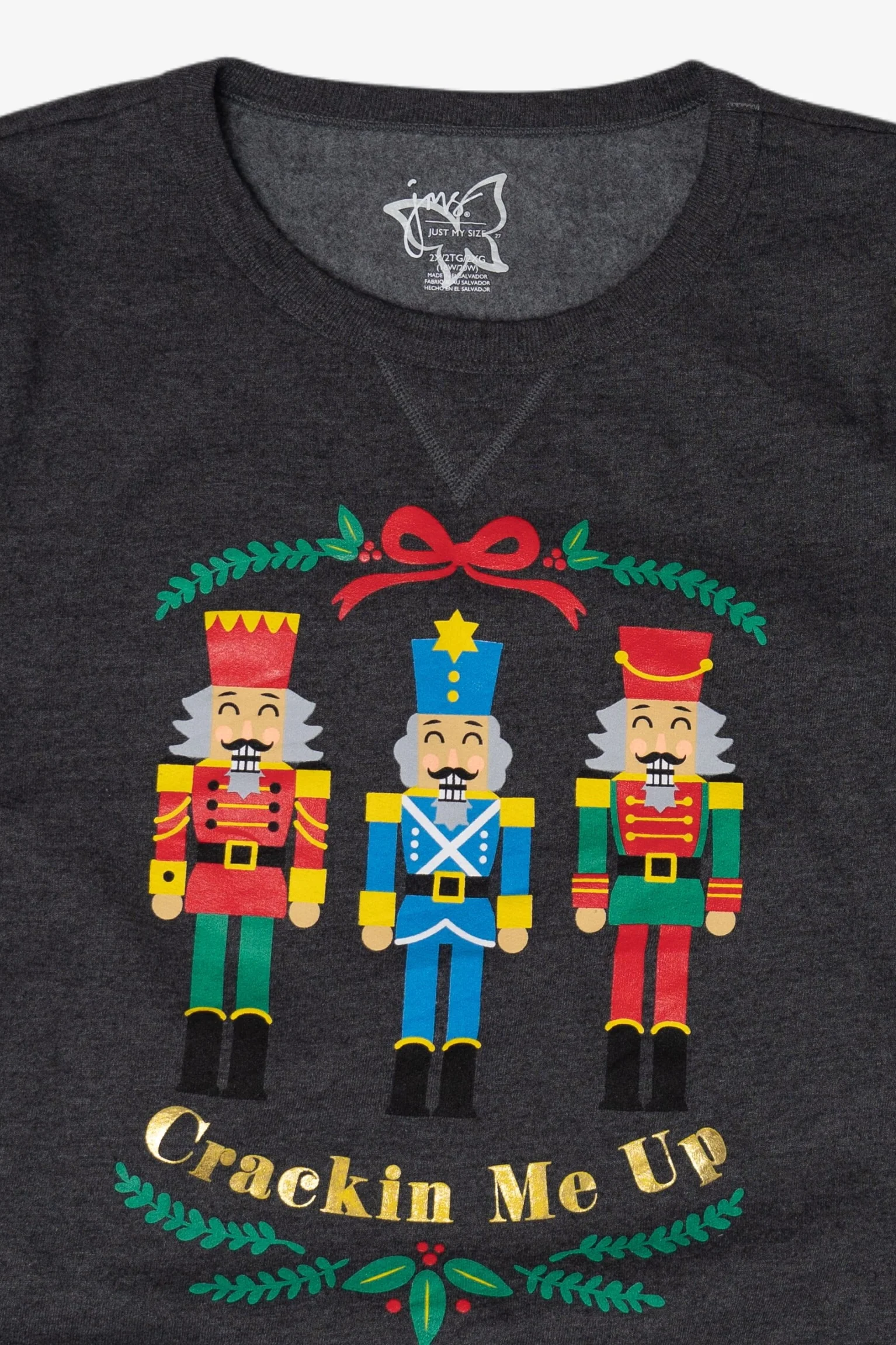 Modern "Crackin Me Up" Ugly Christmas Sweatshirt (2010s) - Image 3