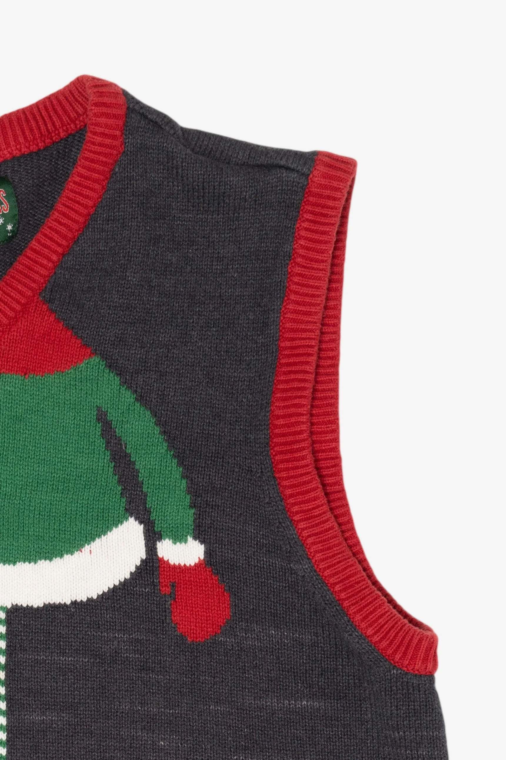 Modern Elf Body Ugly Christmas Sweater Vest (2010s) - Image 7