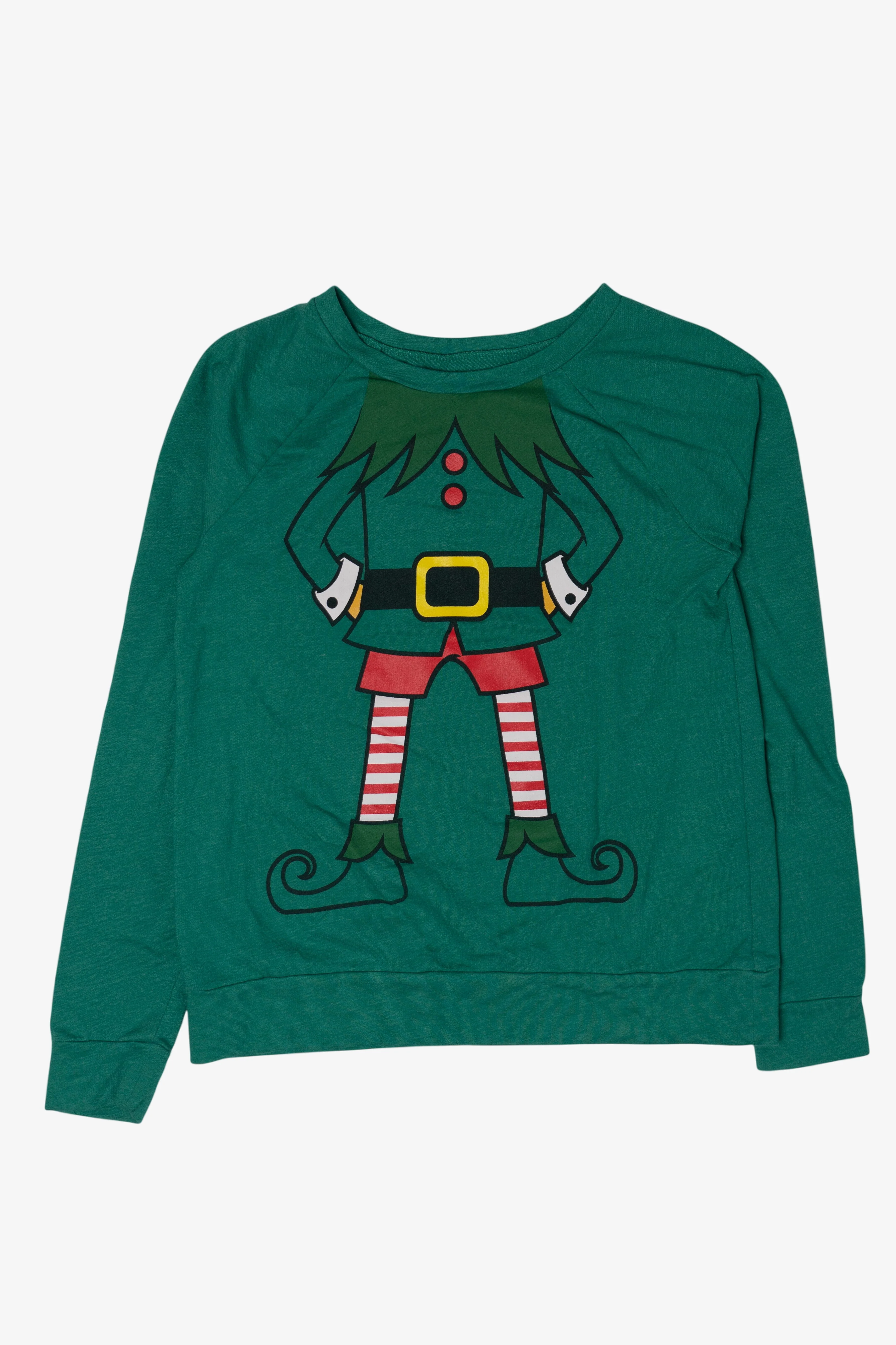 Modern Elf Ugly Christmas Sweatshirt (2010s)