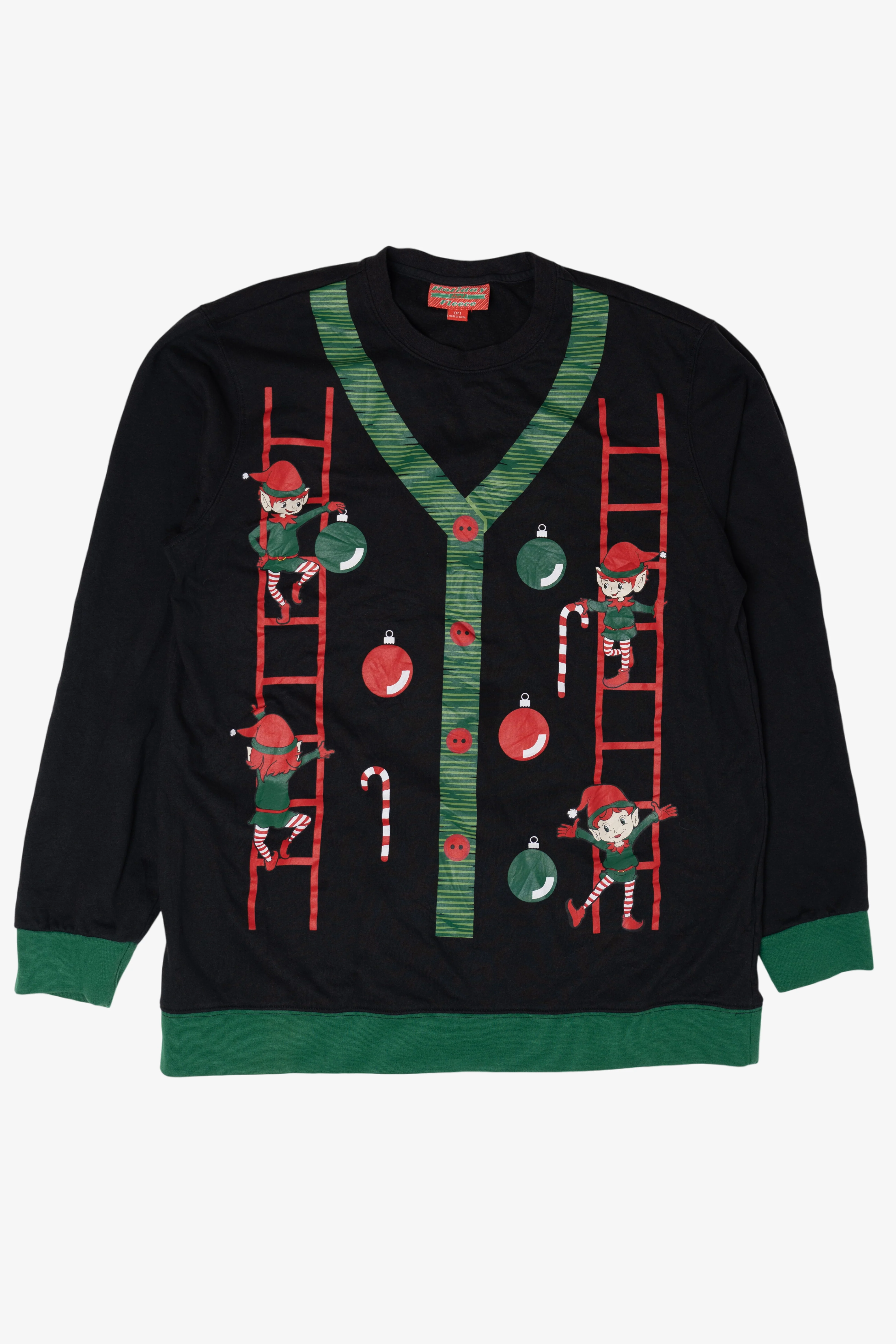 Modern Elves Ugly Christmas Sweatshirt (2010s)