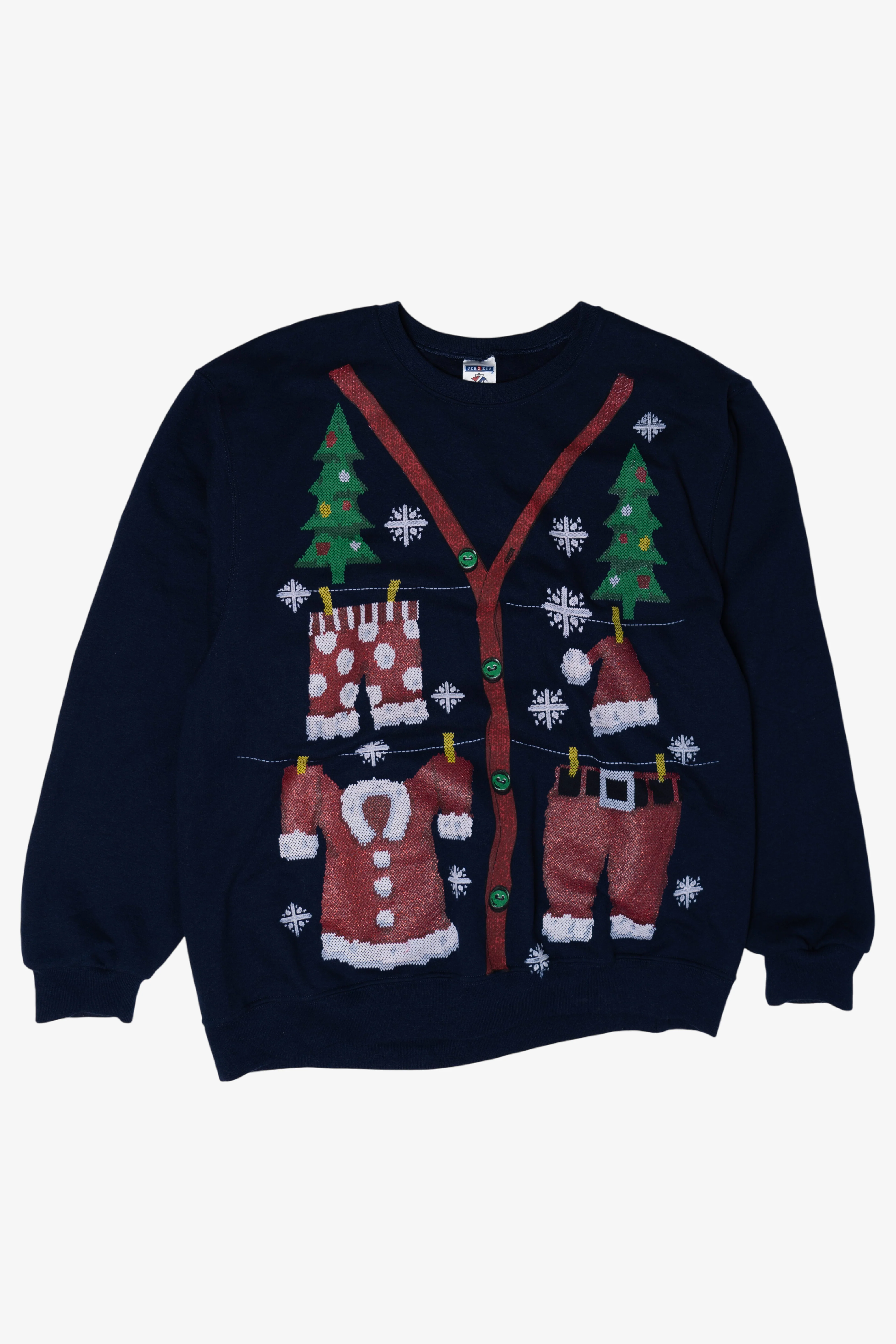 Modern Santa Ugly Christmas Sweatshirt (2010s)
