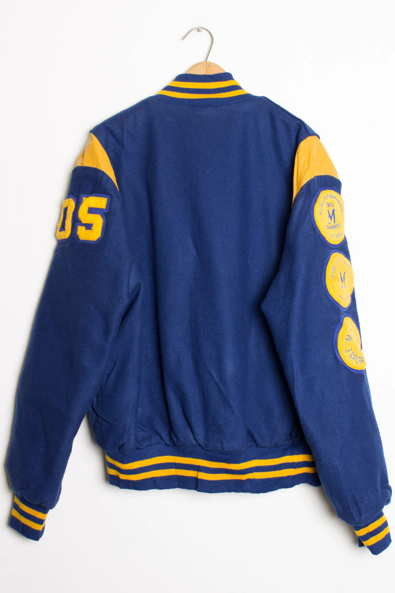 Moeller Blue Letterman Jacket