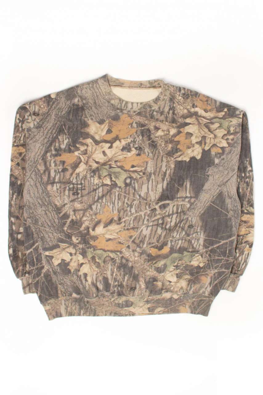 Mossy Oak Hunter Camouflage Sweatshirt - Image 2