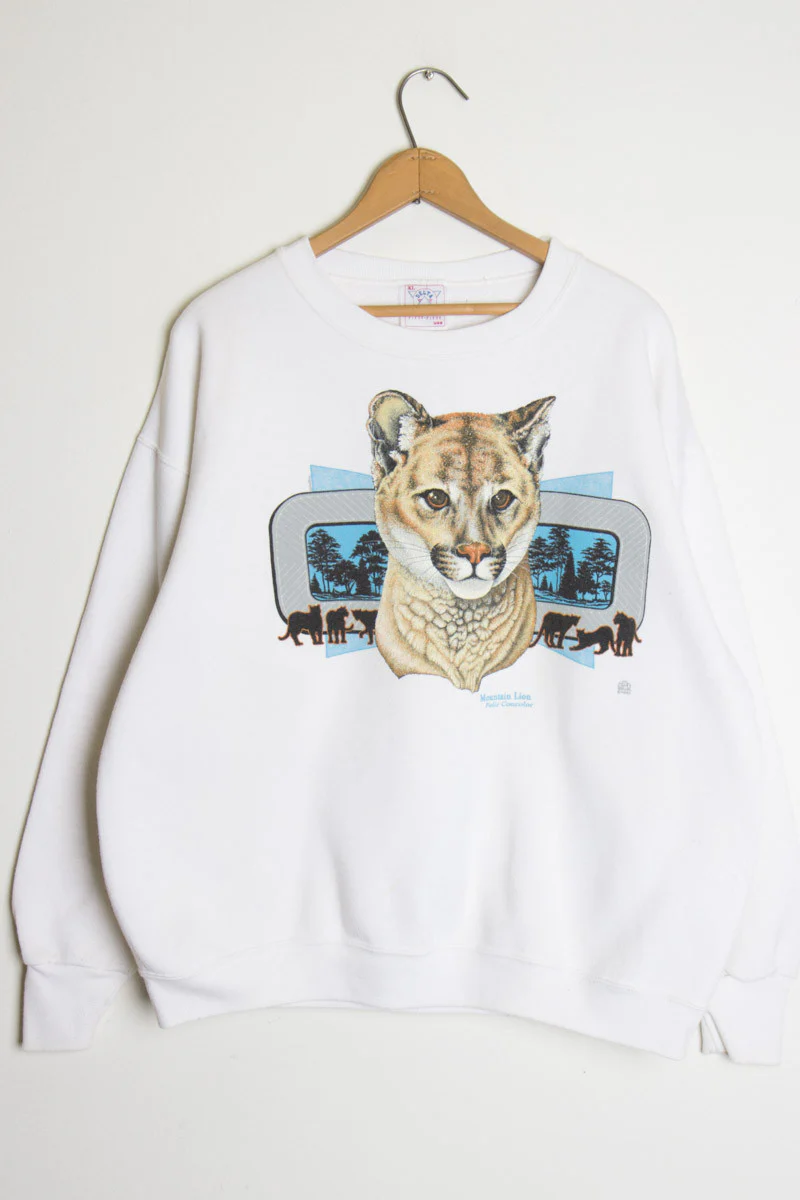 Mountain Lion Vintage Sweatshirt - Image 2