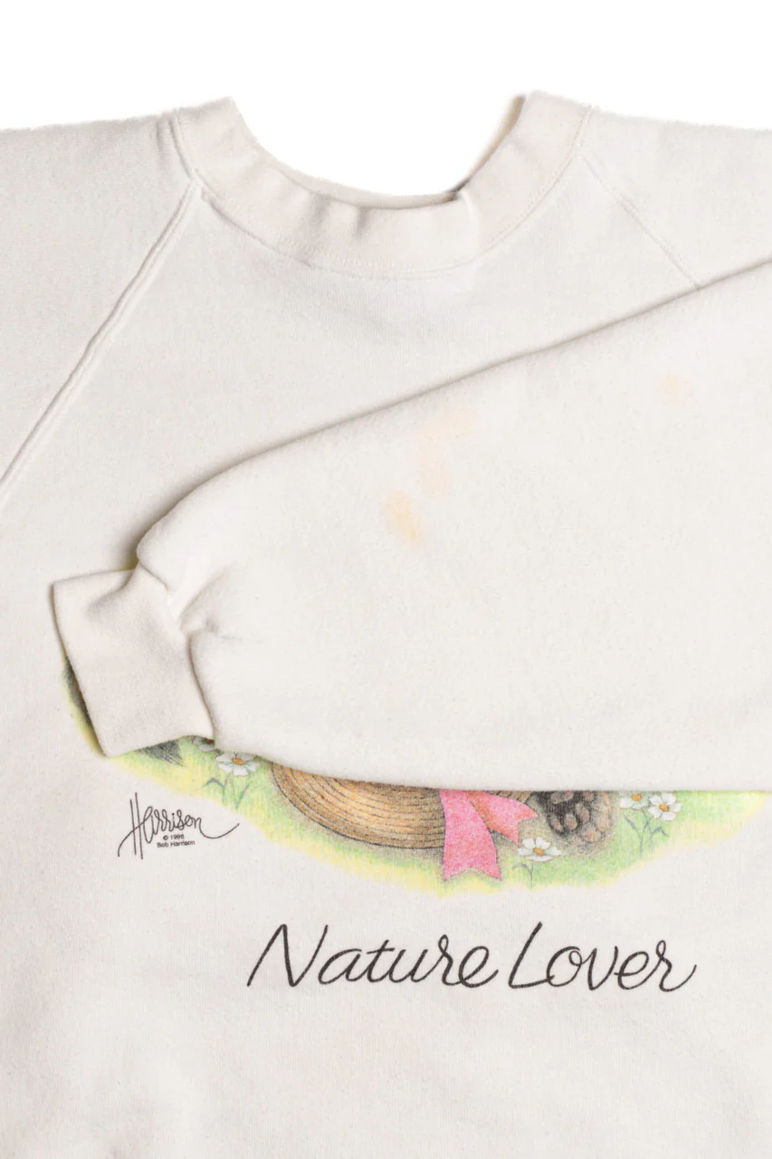Nature Lover Kitten Sweatshirt 9291 - Image 2