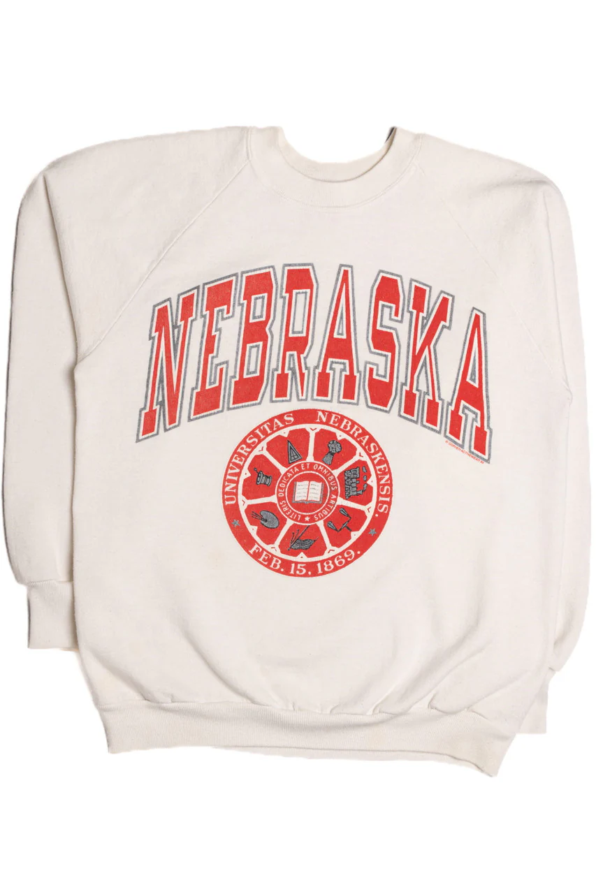 Nebraska University Sweatshirt 9341 - Image 2