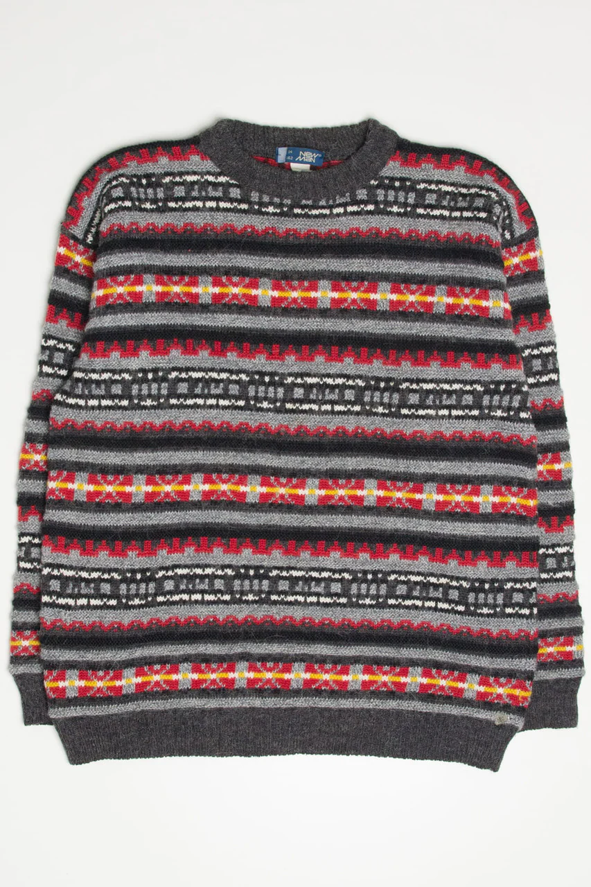 New Man Striped 80s Sweater - Image 2