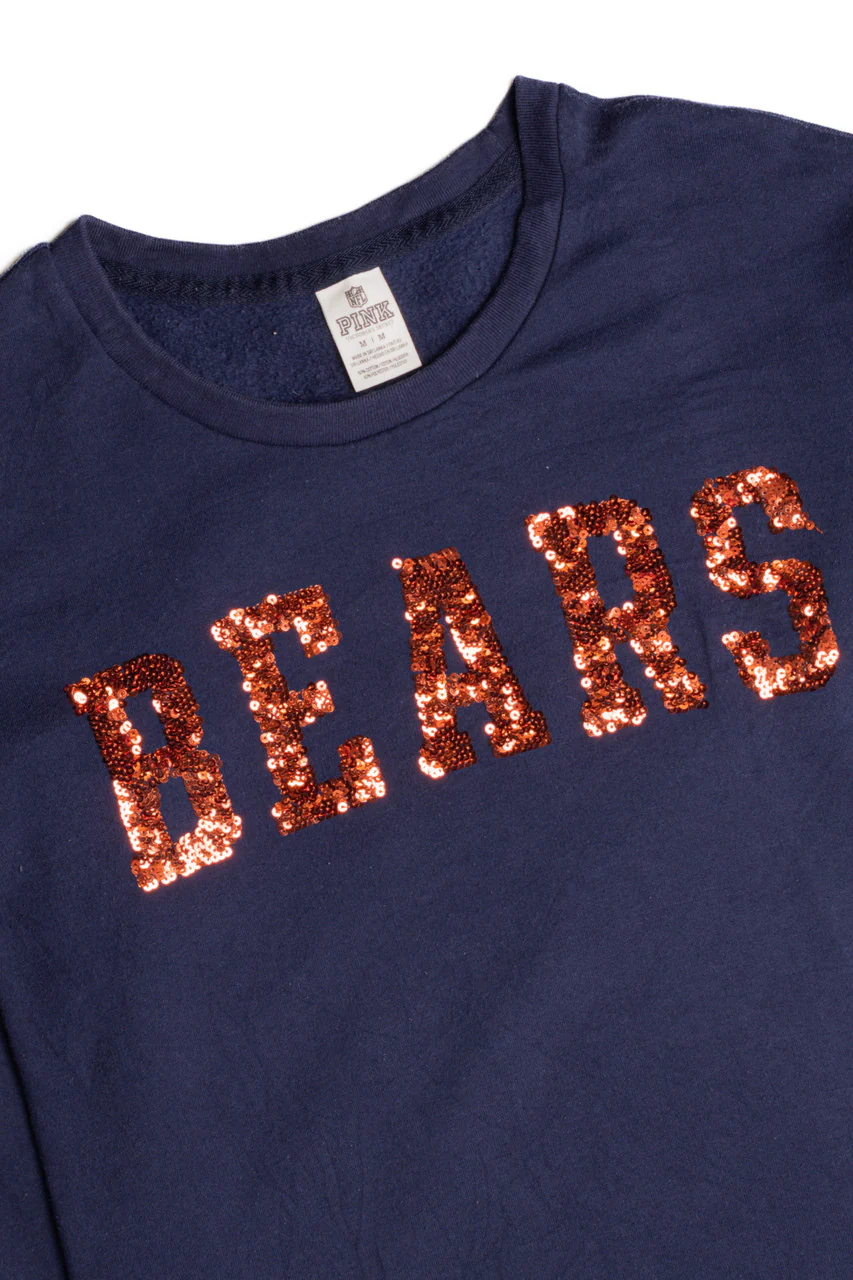 NFL Pink Chicago Bears Sweatshirt 9143 - Image 2