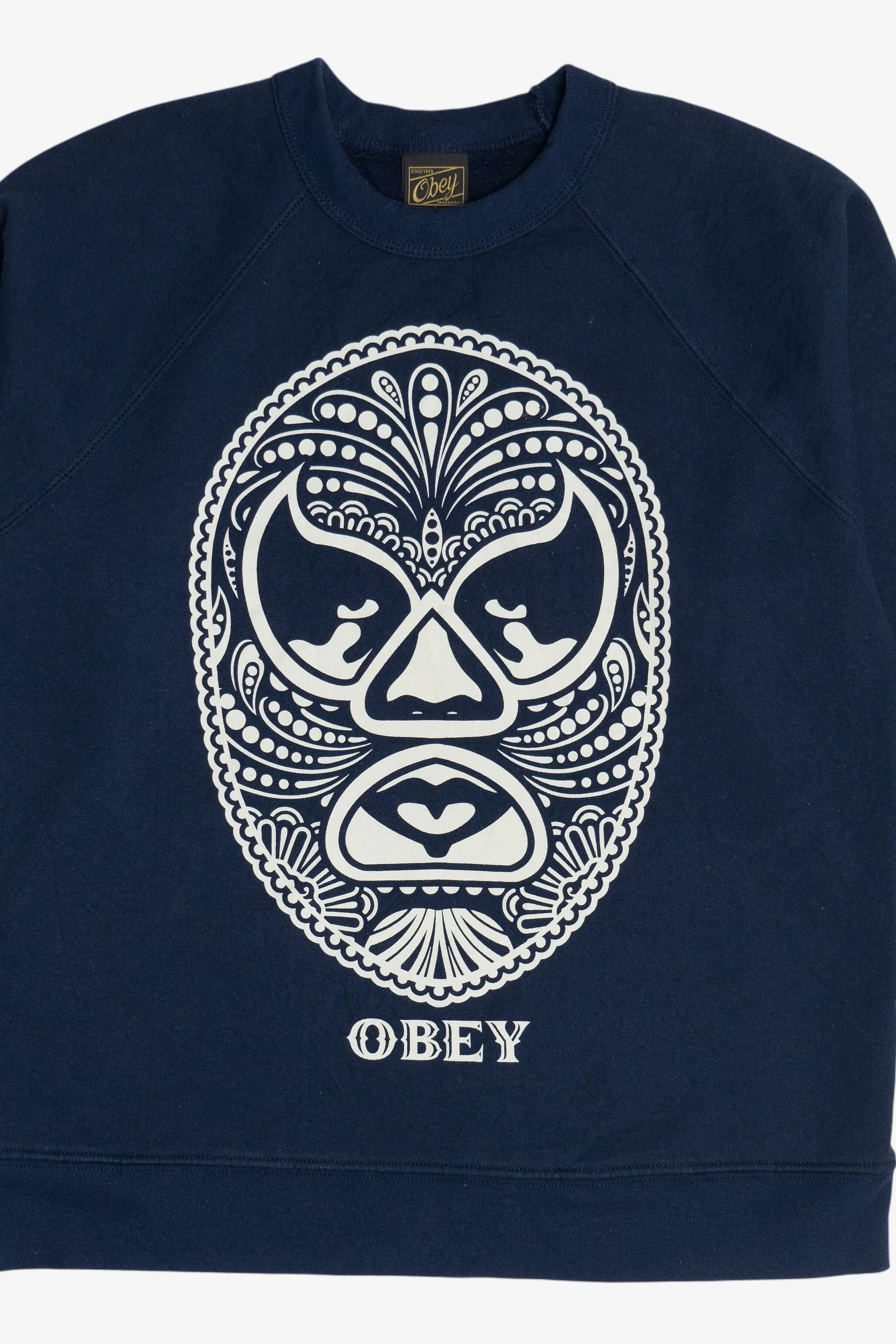 OBEY Lucha Libre Navy Sweatshirt (2020s) - Image 4