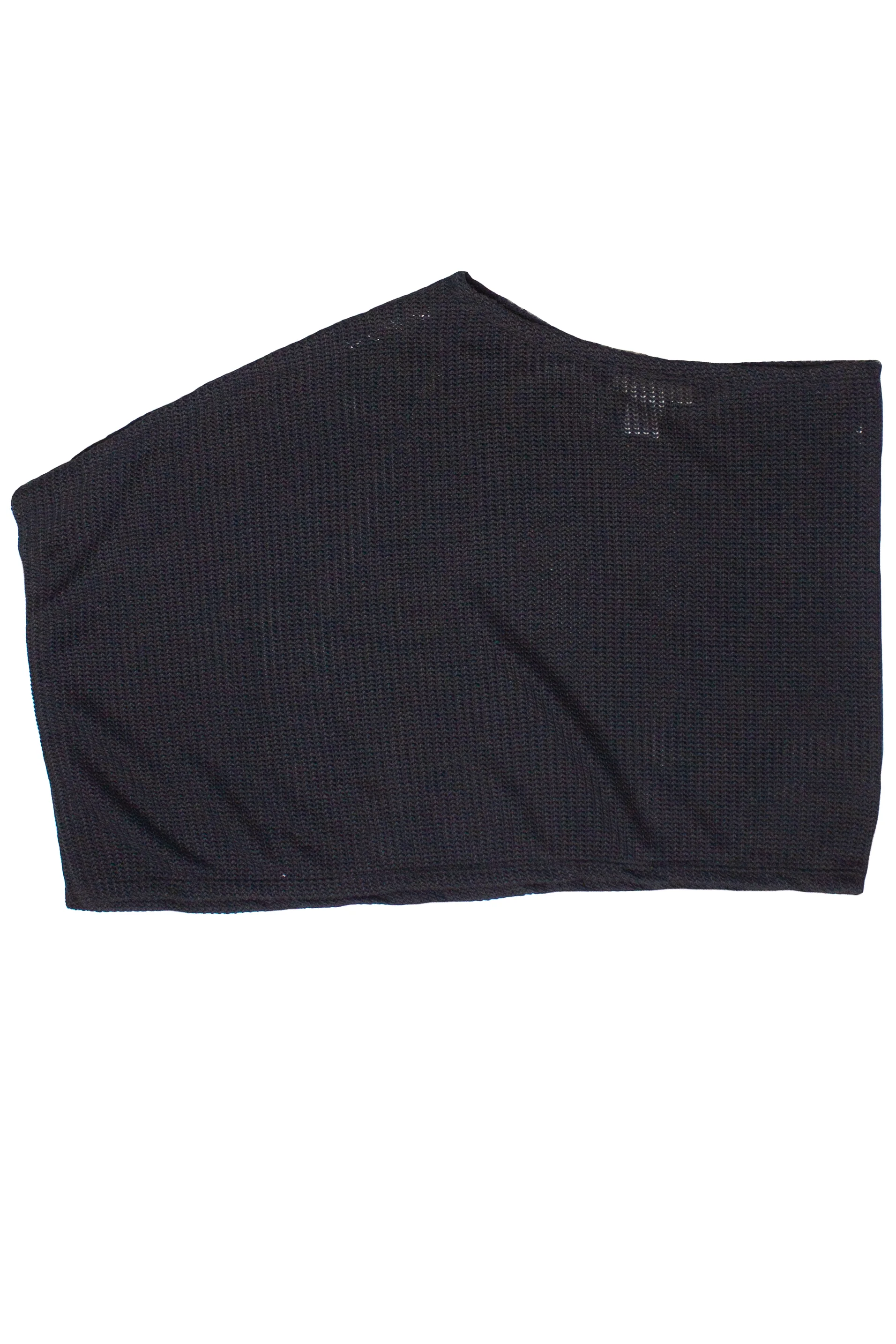 Off The Shoulder Knit Poncho - Image 6