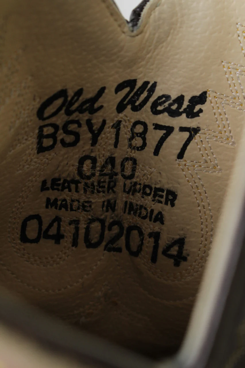 Old West Cowboy Boots 1296 - Image 6